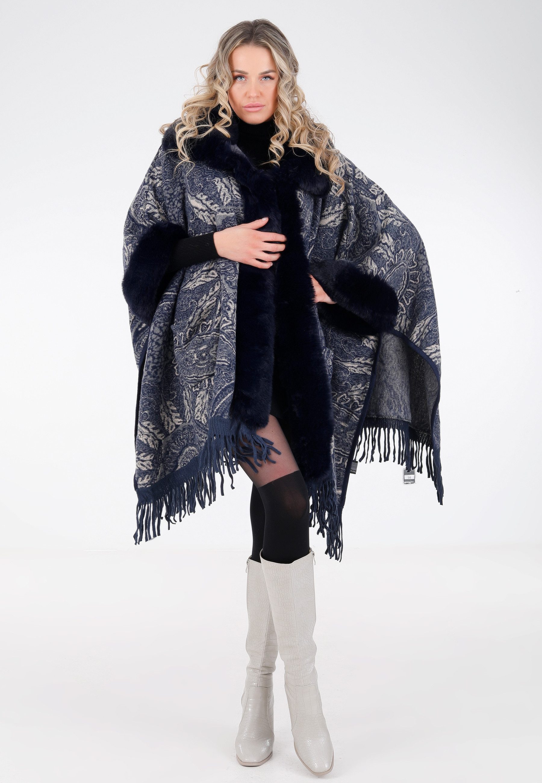 YC Fashion & Style Poncho Capemantel günstig online kaufen