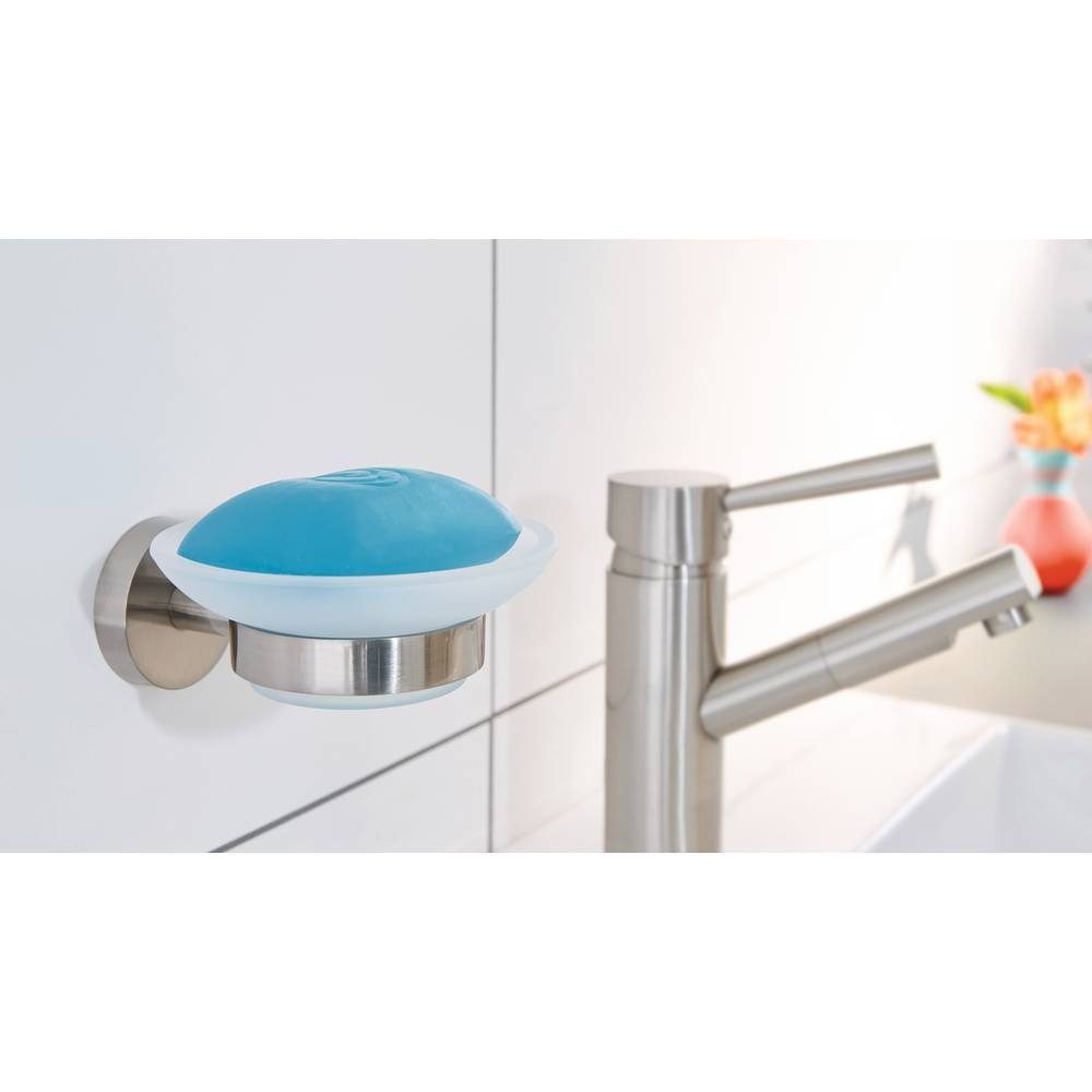tesa Seifenspender ® Wandseifenschale Edelstahloptik 40310-00000-00