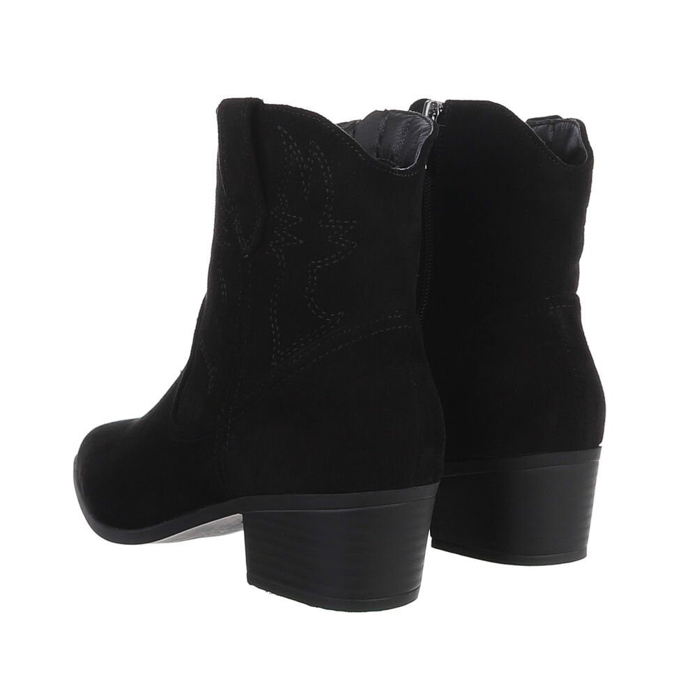 Ital-Design Damen Cowboyboots Western Westernstiefelette