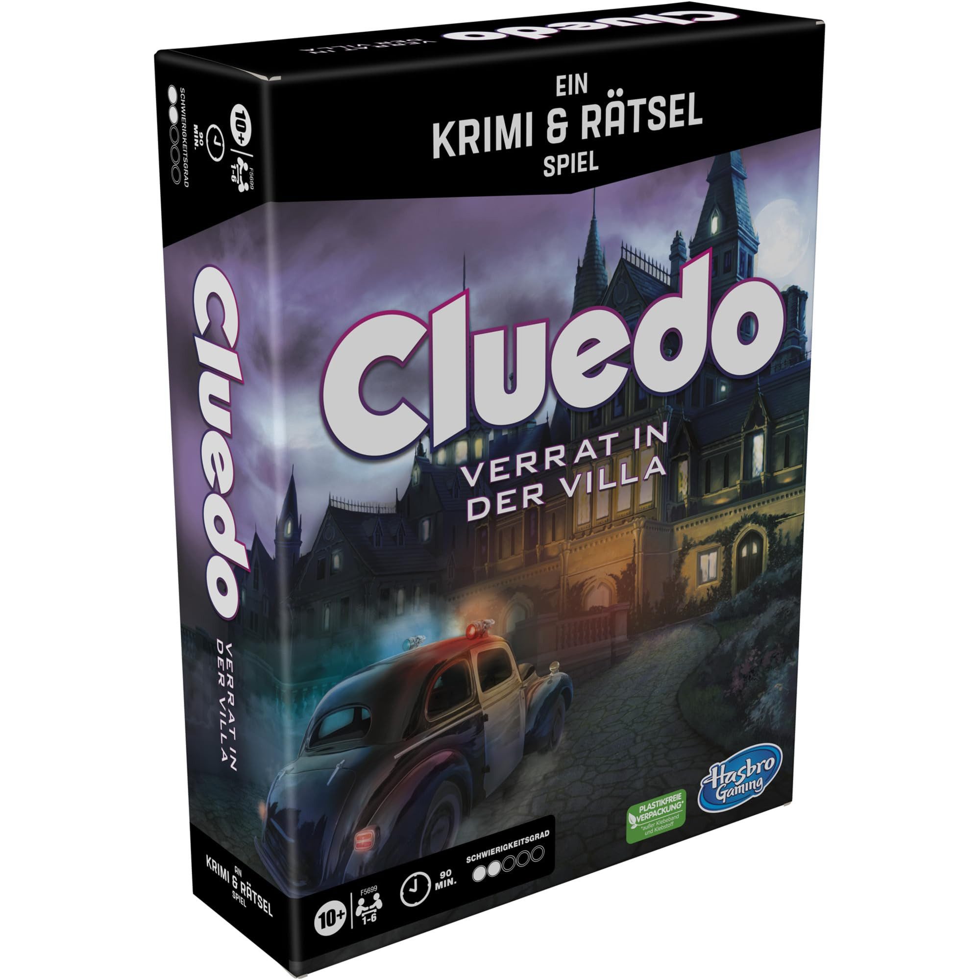 Hasbro Spiel Cluedo – Verrat in der Villa, Cluedo – Verrat in der Villa
