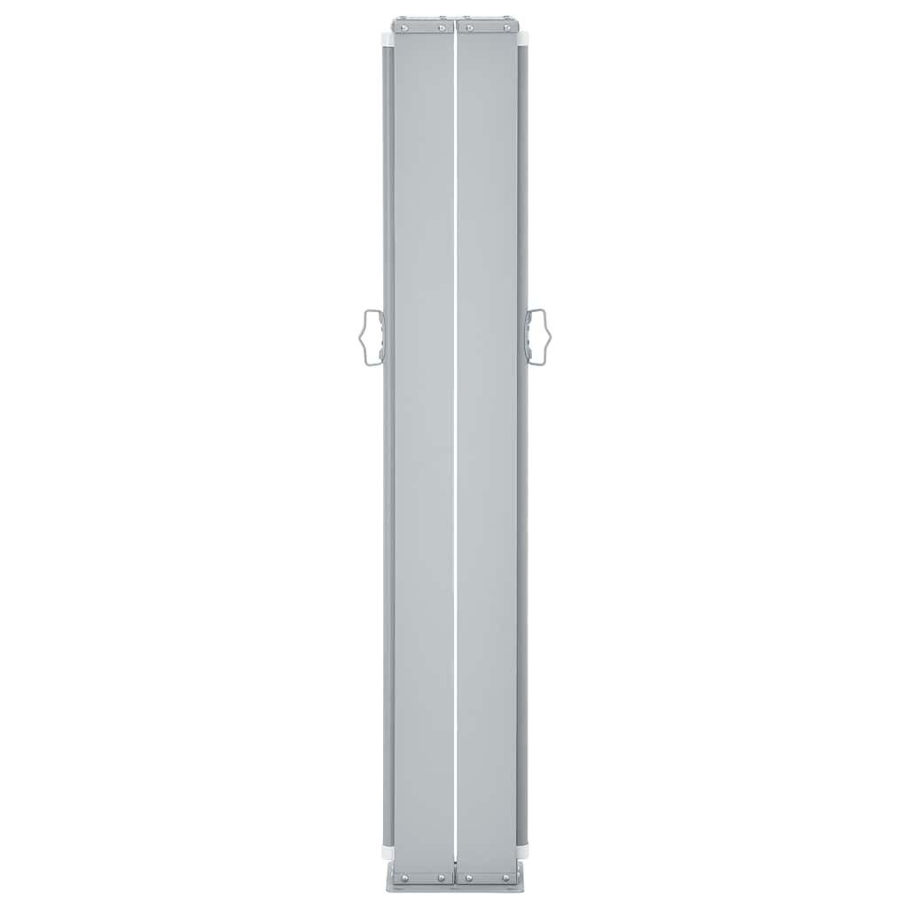 furnicato Seitenmarkise Garten-Creme 120 x (0-600) cm mit Rückrollfunktion UV-beständiger Sichtschutz mit wasserabweisendem Polyester-Gewebe – Bild 4 von 5