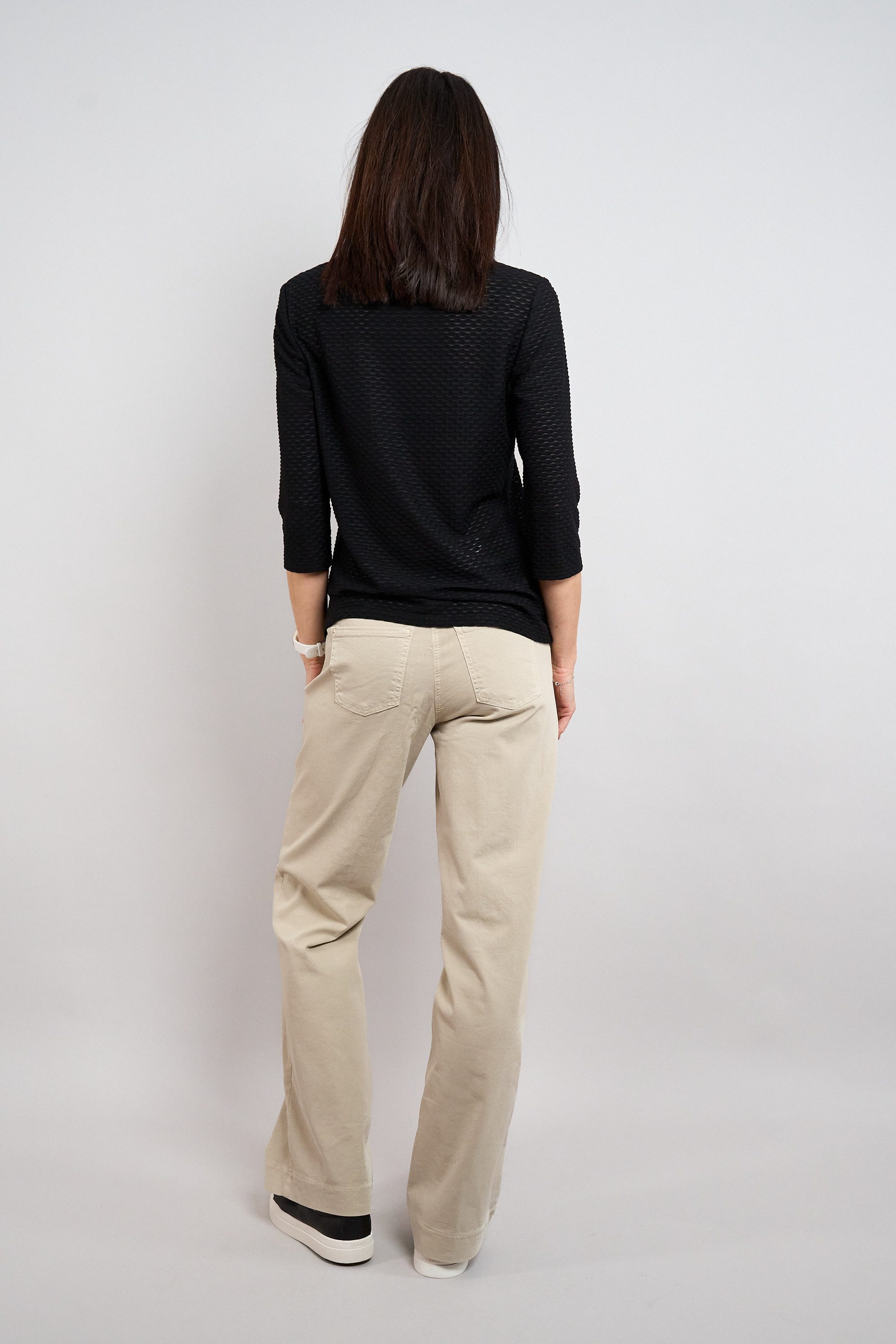 Seidel Moden 3/4-Arm-Shirt Shirt mit Struktur - Viskose/Stretch - MADE IN GERMANY – Bild 5 von 5