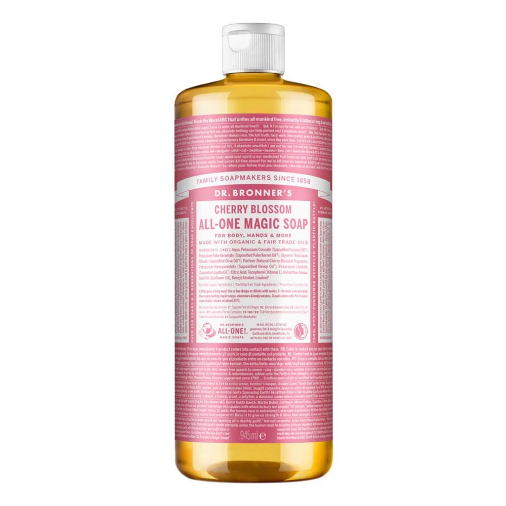 Dr. Bronners Flüssigseife Kirschblüte, 1-tlg., Liquid Soap 945 ml