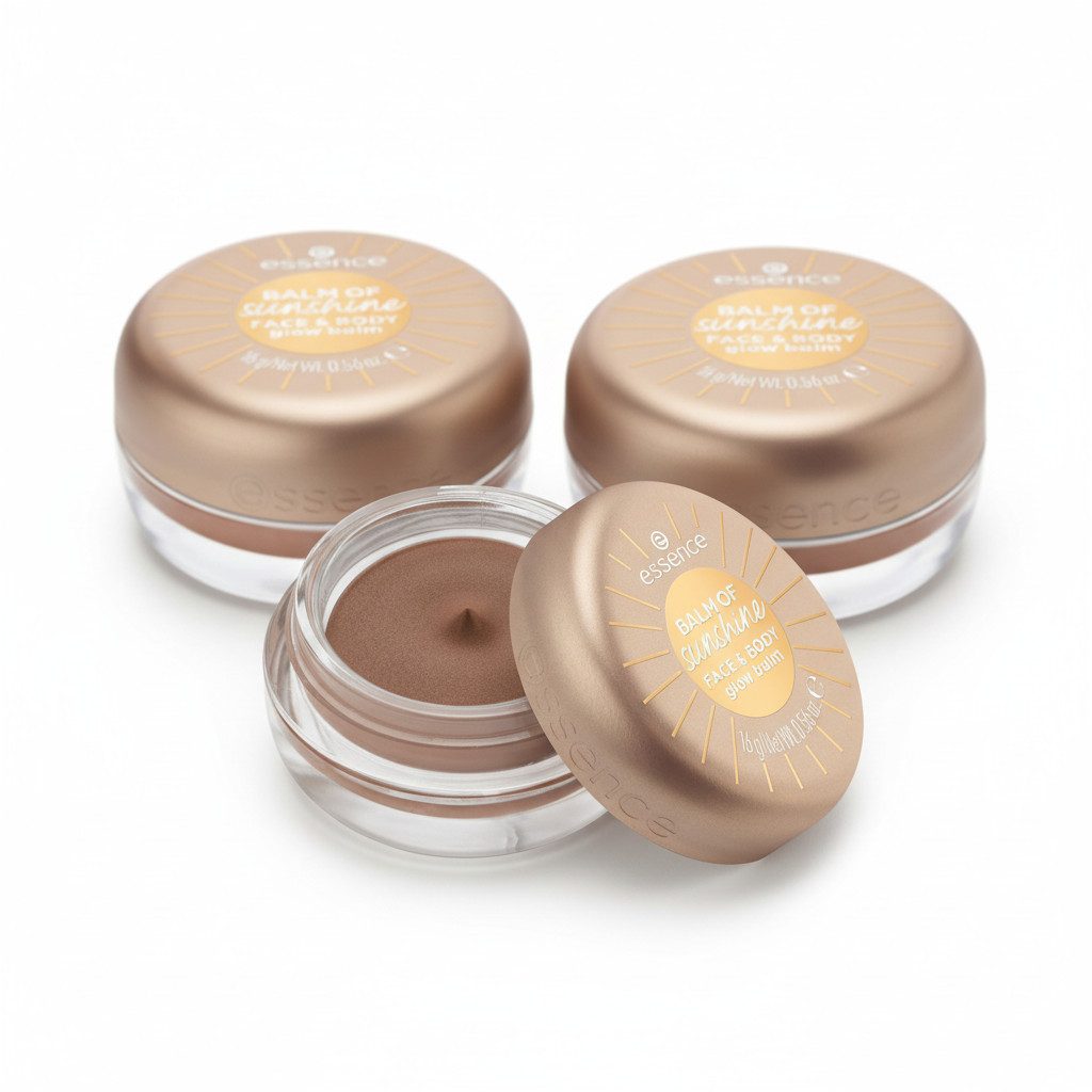 Essence Bronzer-Puder BALM OF sunshine FACE & BODY glow balm, 3-tlg.