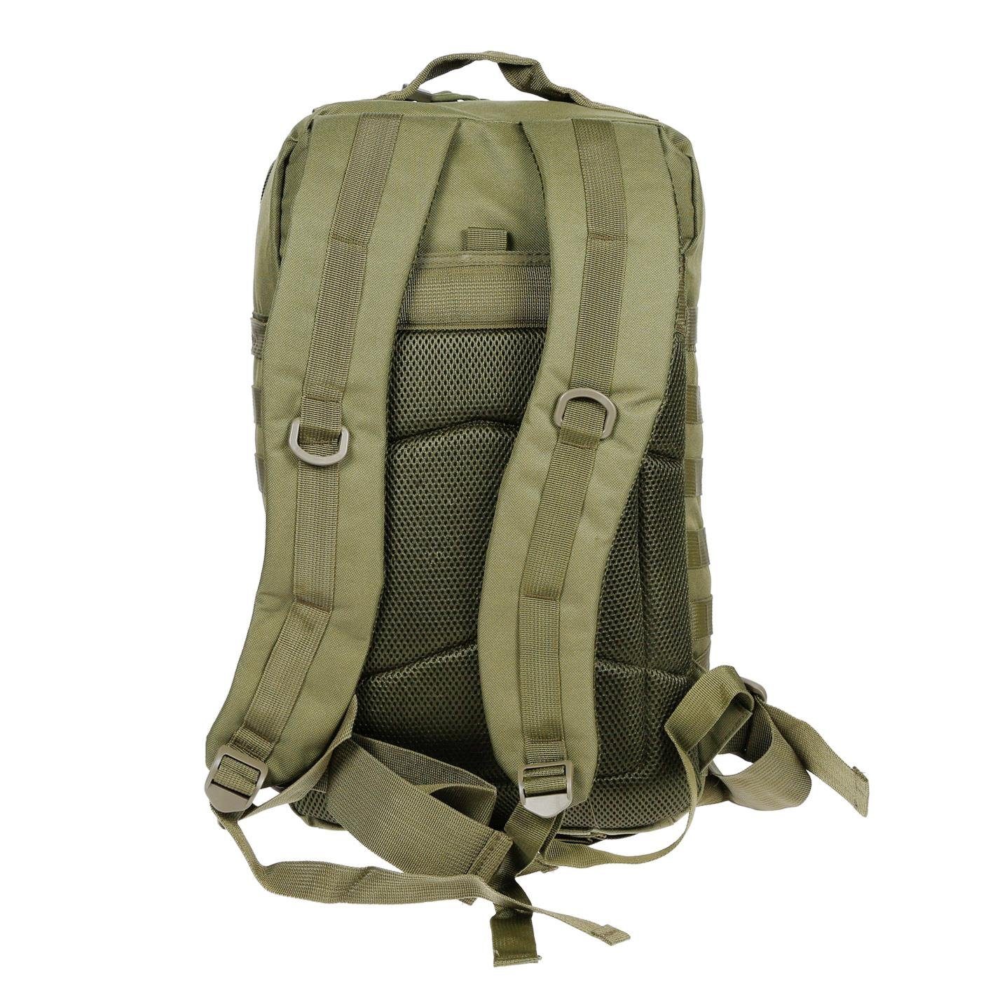 Christian Rucksack Rucksack Laptopfach outdoor, Backpack Multifunktions großer extra Outdoor Wippermann Schule L grün Military Herren Unisex Tracking 50 Damen