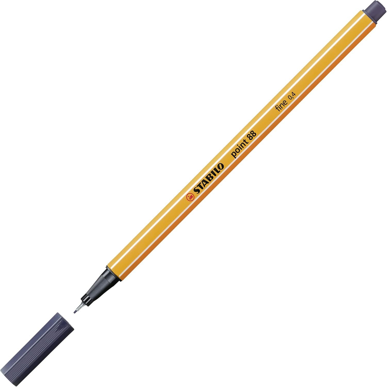 Filzstift STABILO Fineliner point 88 - Präzisionsstift in Paynesgrau