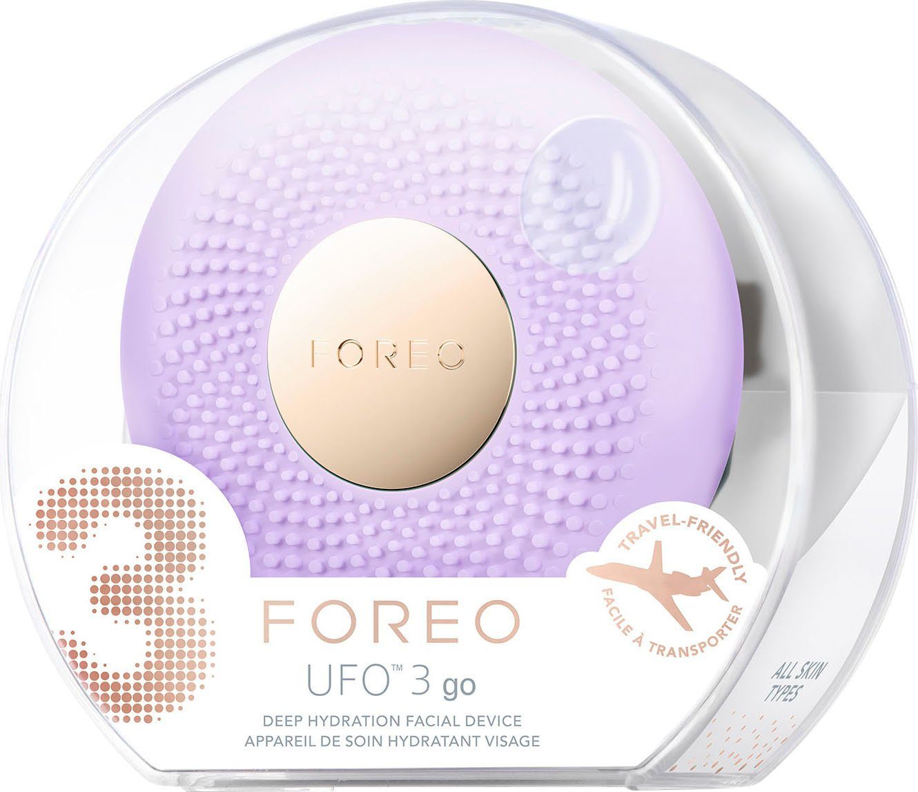 FOREO Kosmetikbehandlungsgerät UFO™ 3 go Lavender