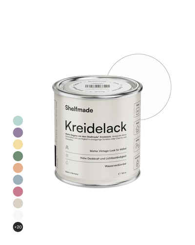 shelfmade Kreidefarbe Kreidefarbe Möbel Shabby Chic Holzlack DIY - Chalk Paint matter Look