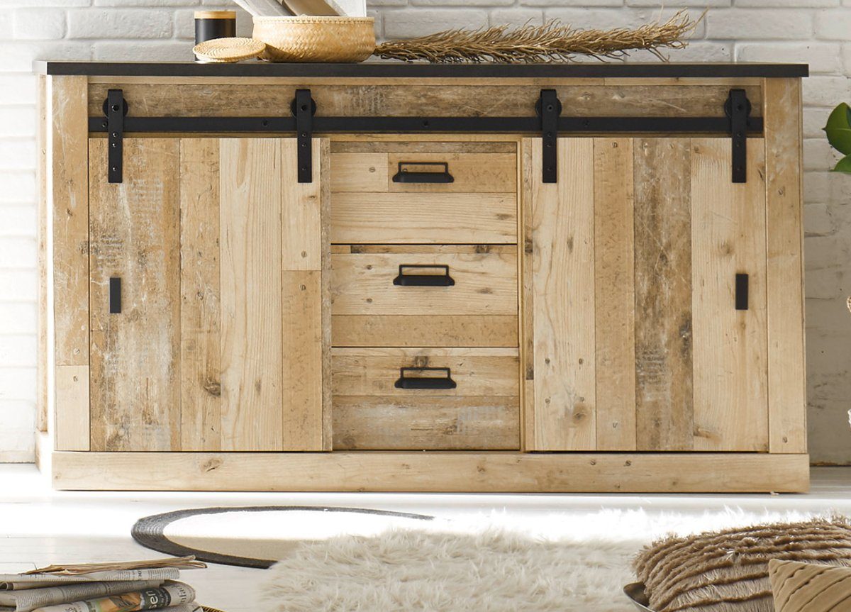 Furn.Design Sideboard Stove (mit Scheunentorbeschlag und günstig online kaufen