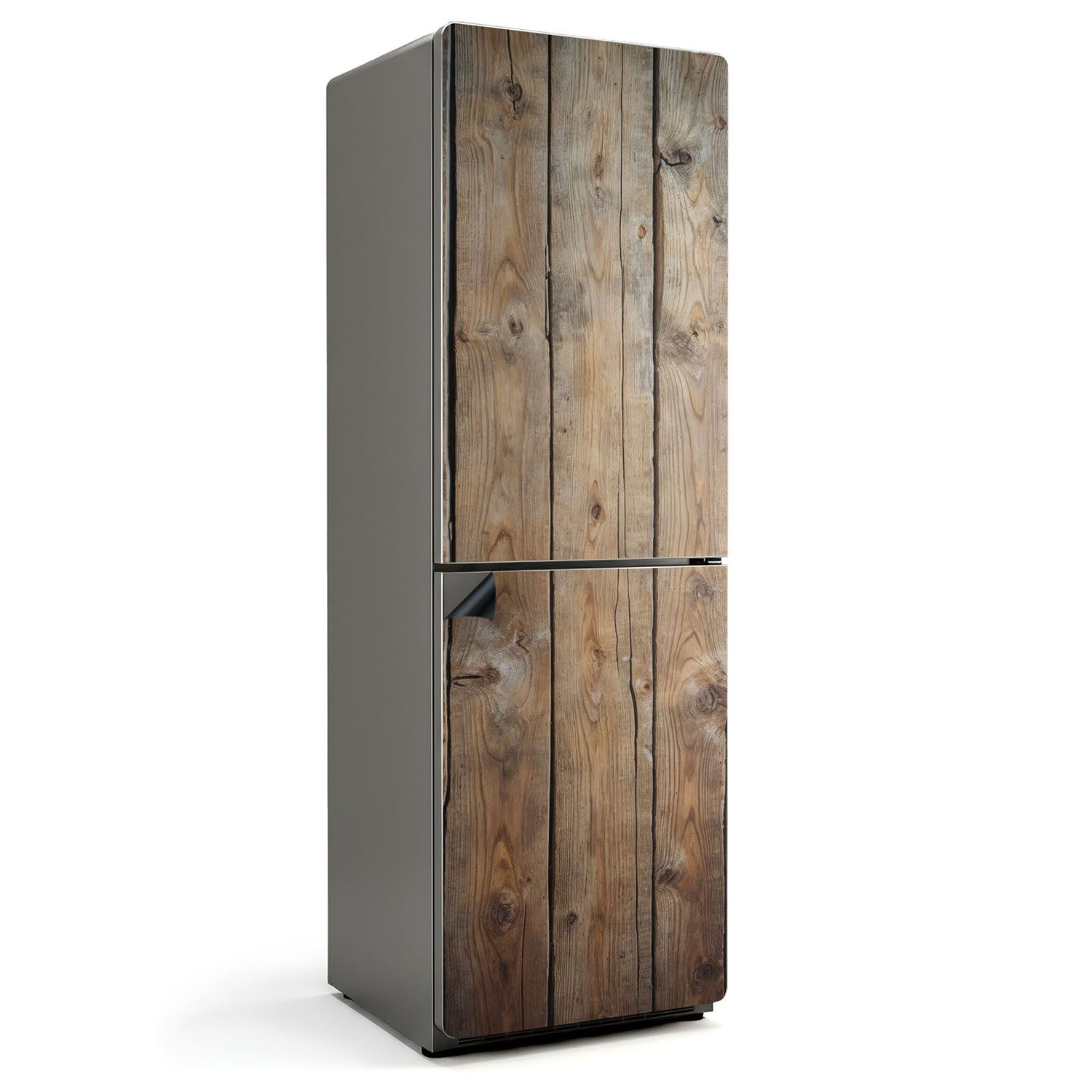 Tulup Magnetfolie Kühlschrank Magnetmatte Holzbretter Magnetfolie für den Kühlschrank