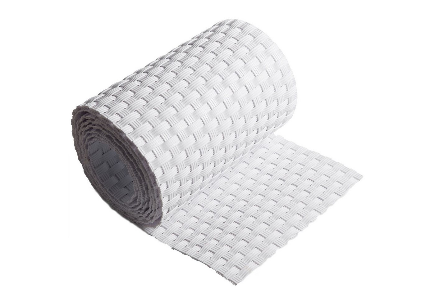 Thumbnail - ECI Tools Sichtschutzstreifen Poly-Rattan Sichtschutzstreifen für Doppelstabzaun, (Rolle, 50-St), 19x255 cm