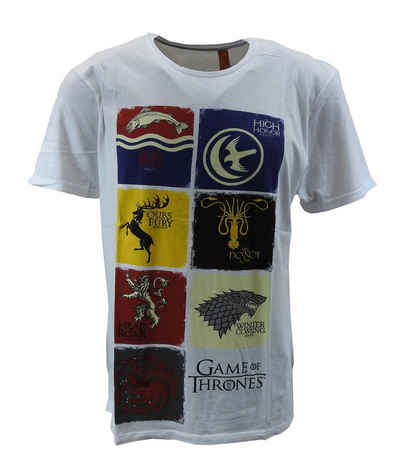 Gozoo T-Shirt (1-tlg) Game of Thrones Herren Sigels of Houses TShirt Shirt Gr. XL weiss