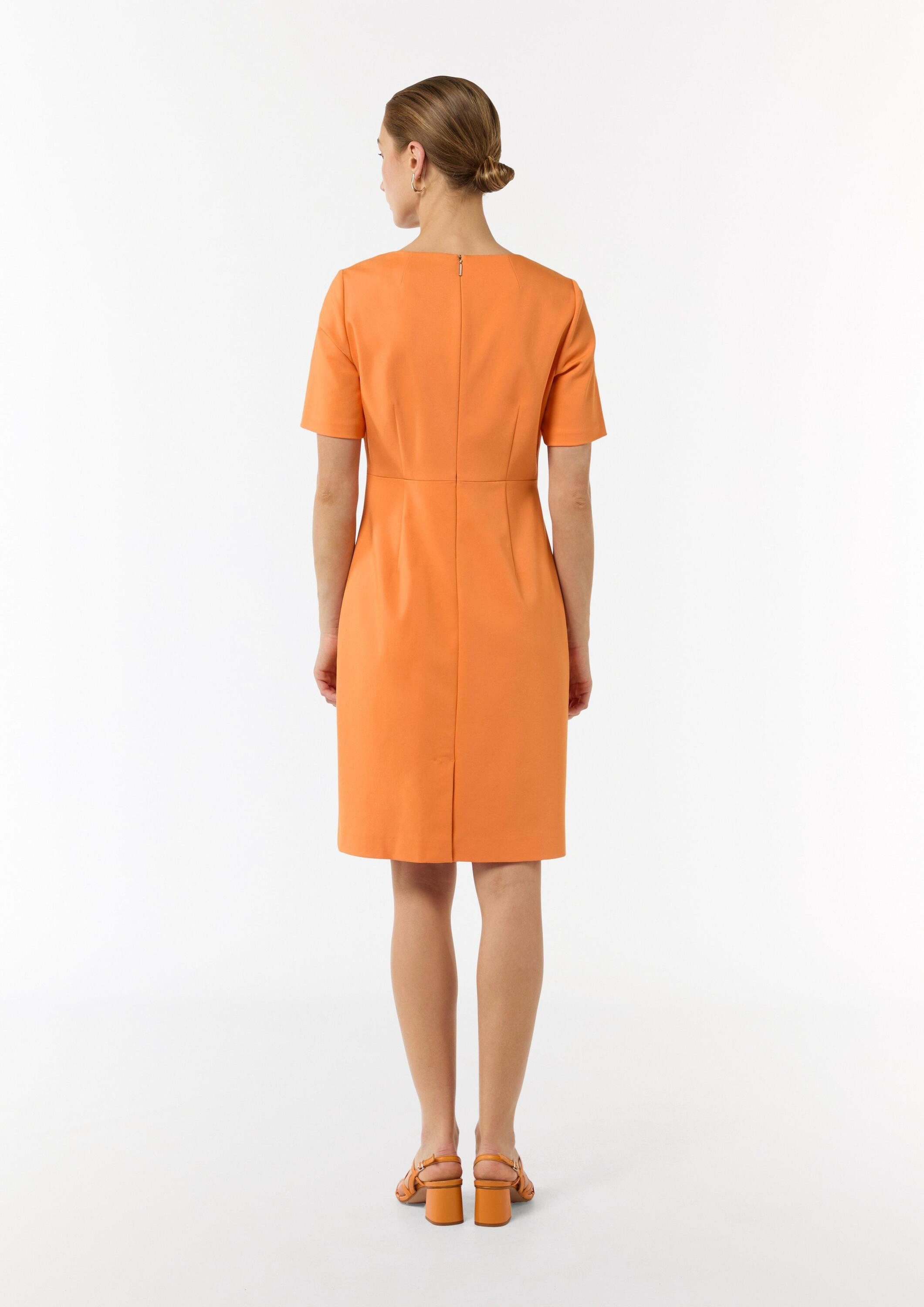 comma Minikleid Kleid Etuikleid aus Baumwollmix