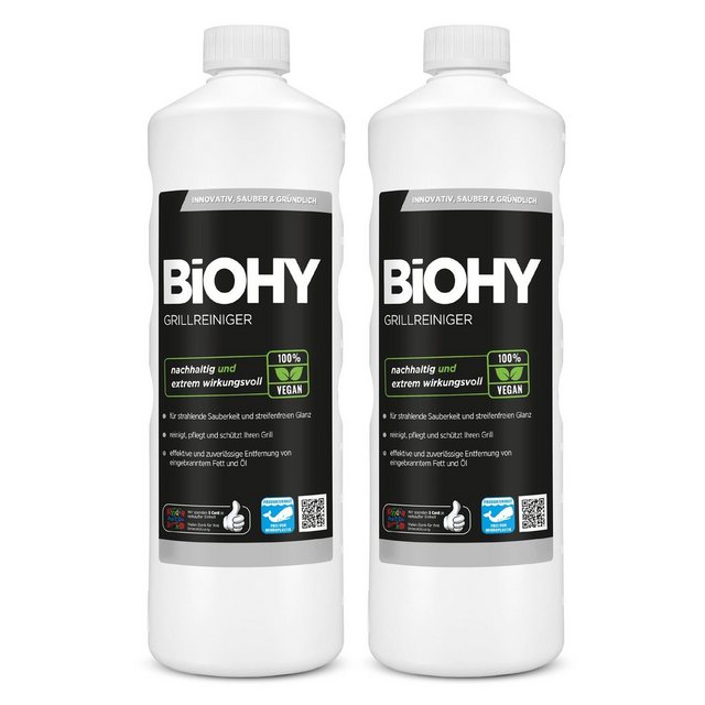 BiOHY Grillreiniger 2er Pack (2 x 1 Liter Flasche) Allzweckreiniger (2-St)