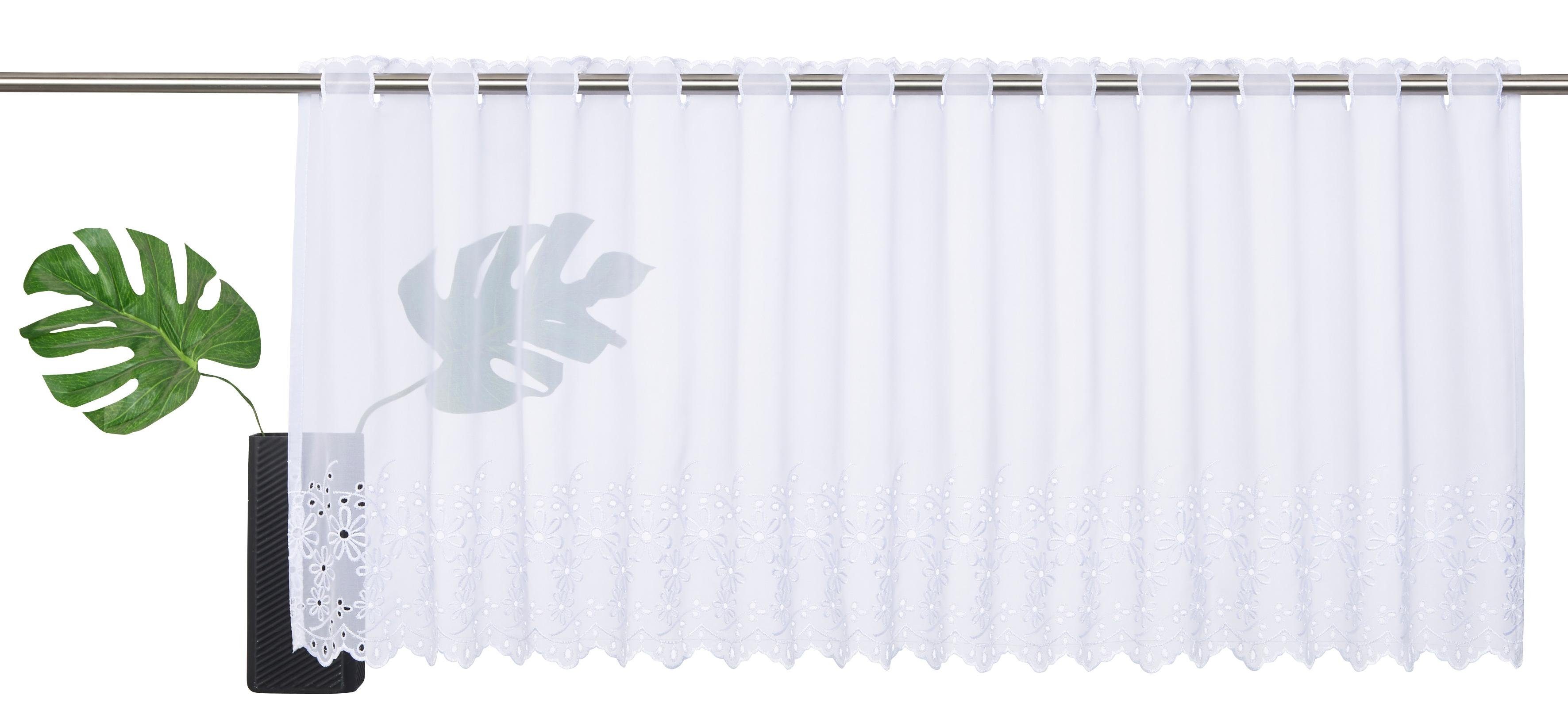 Home affaire Scheibengardine Sunny, Durchzuglöcher (1 günstig online kaufen