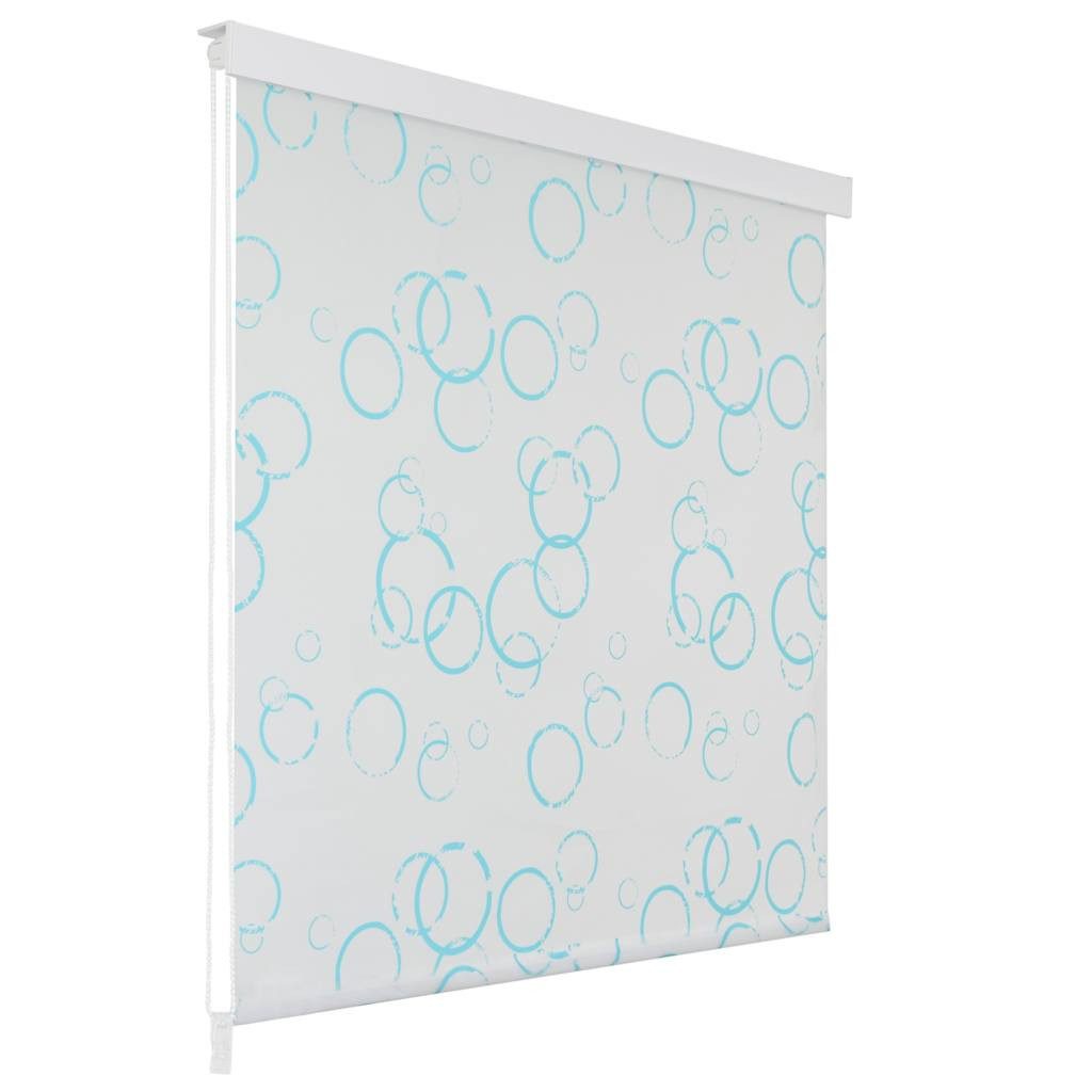 vidaXL Duschvorhang Duschrollo 100x240 cm Blasenmuster günstig online kaufen