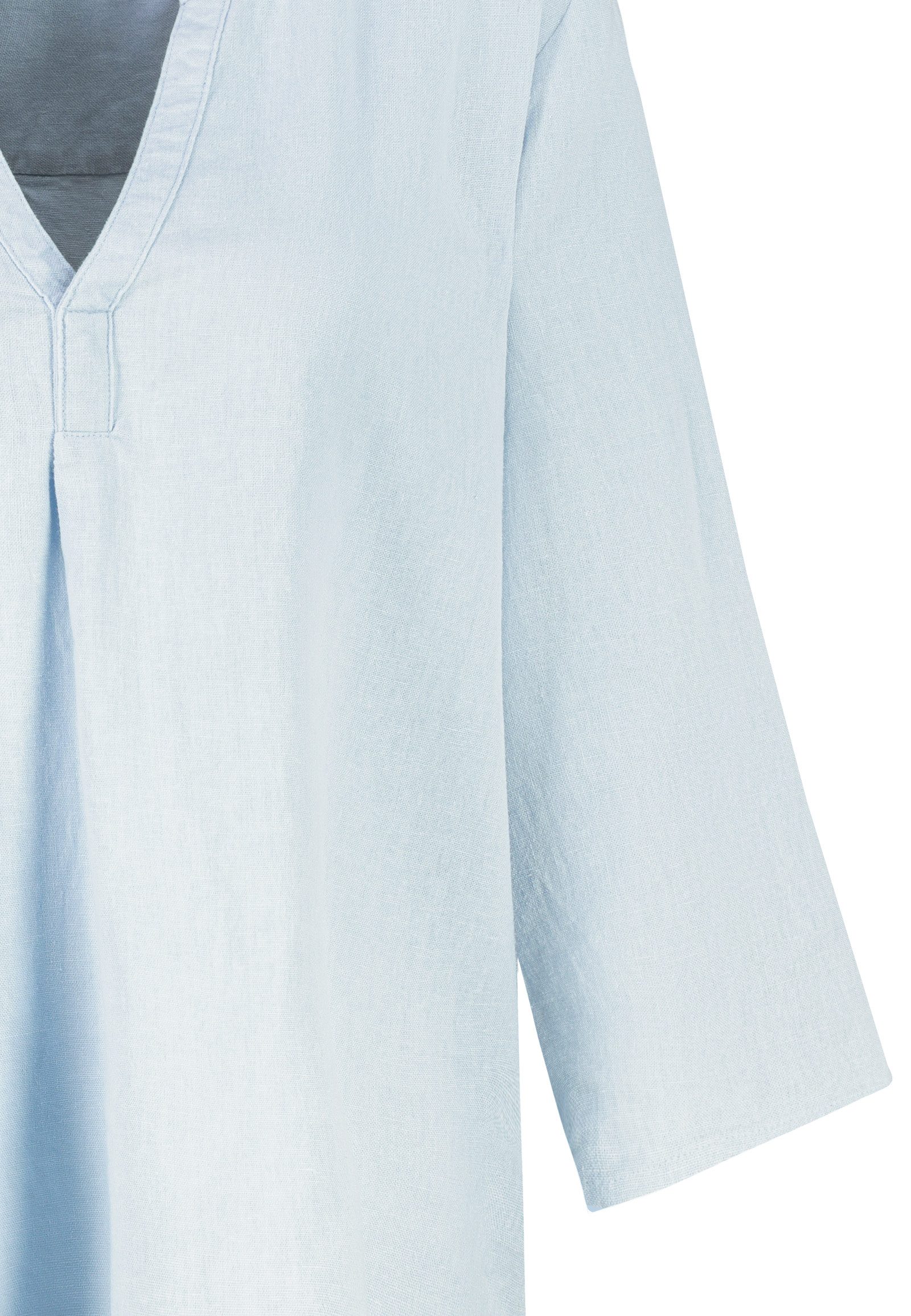 Eight2Nine Hemdbluse Eight2nine Damen Leinen Bluse atmungsaktiv Kurzarmbluse Sommer Urlaub – Bild 5 von 5