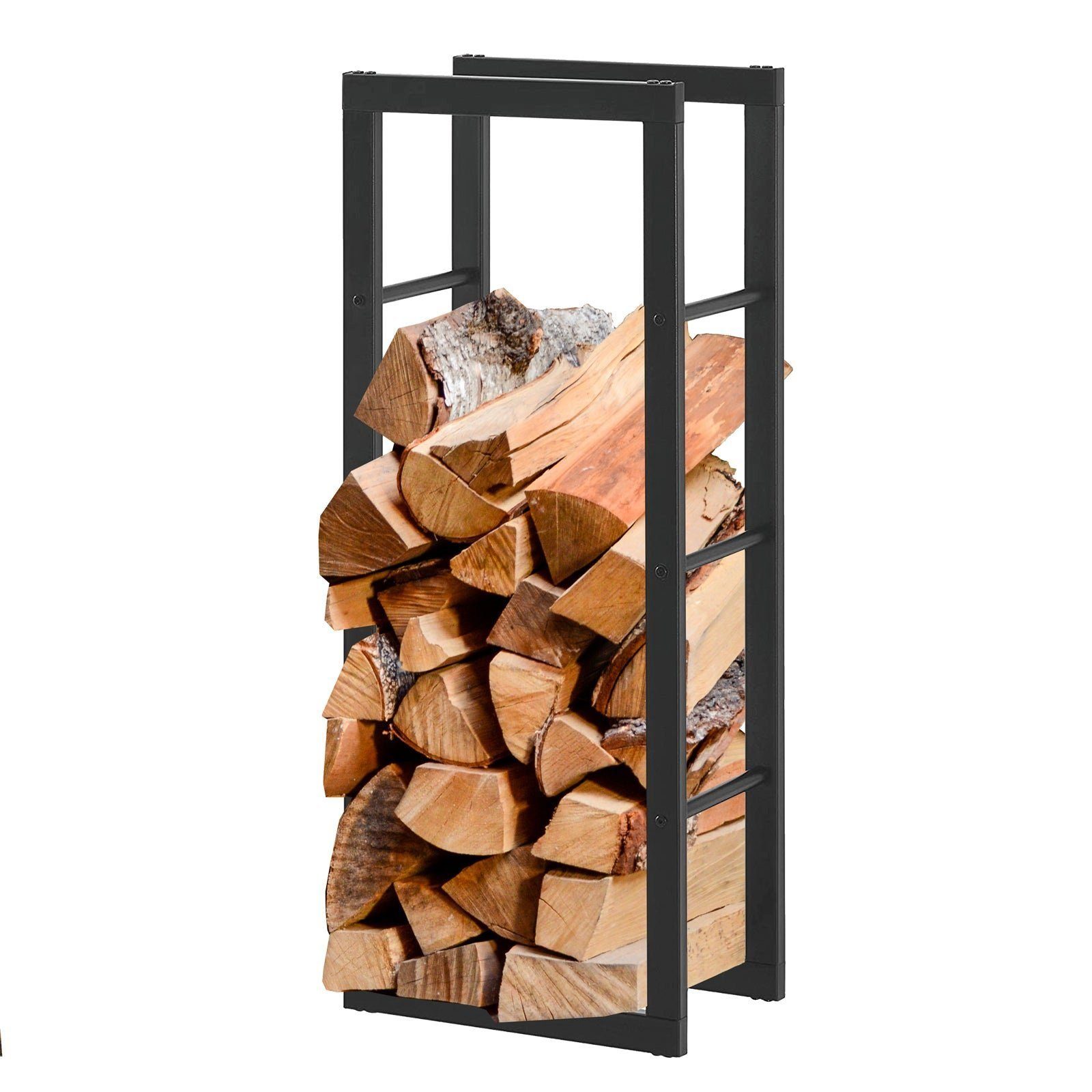Karat Kaminholzregal Erhältlich in 3 Größen, Holzregal, Holzvorrat, BxTxH:30x45x170 cm, Für den Innen- und Außenbereich geeignet