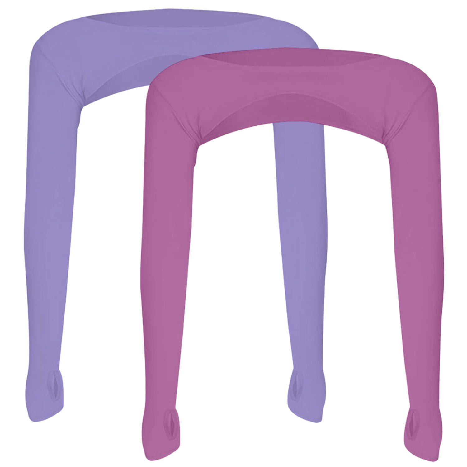 Refttenw Armstulpen Sommer Armlinge Radsport Herren Damen UV-schutz Fingerlöchern 2-St Kurze Sonnenschutzoberteile