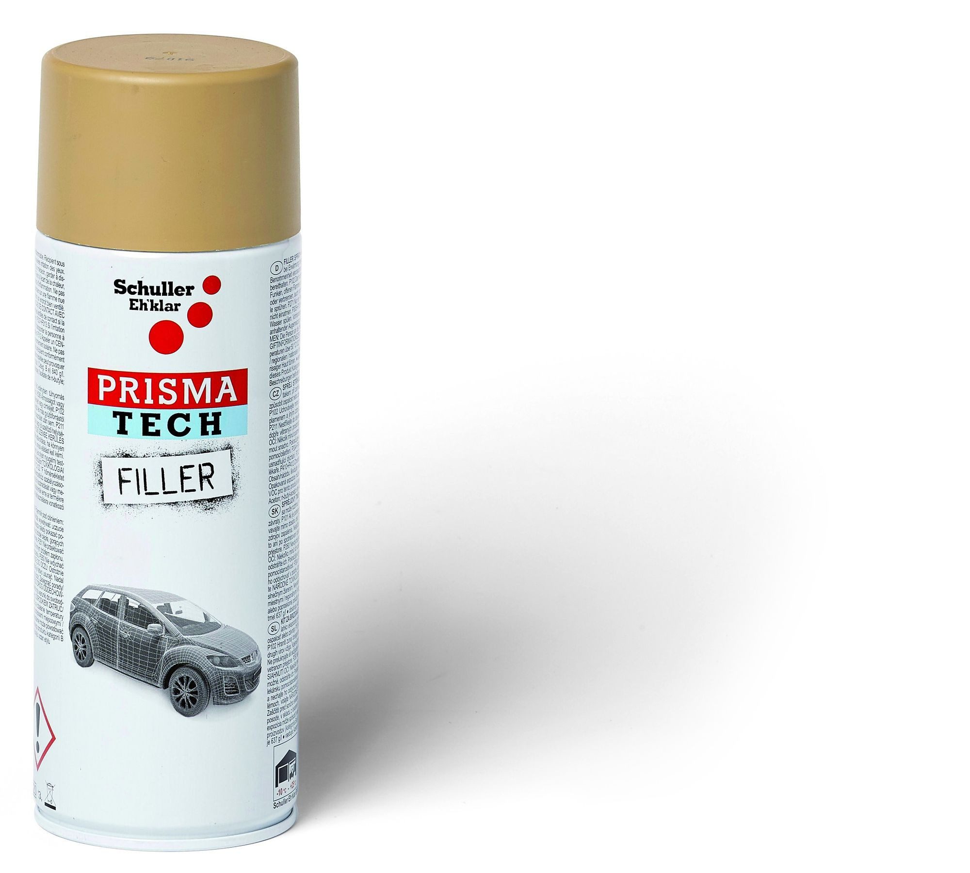 DD Composite Harzfarbe PRISMA TECH Filler Lackspray beige 400ml, 15 Bar folienbeschichtete Aluminium Dose