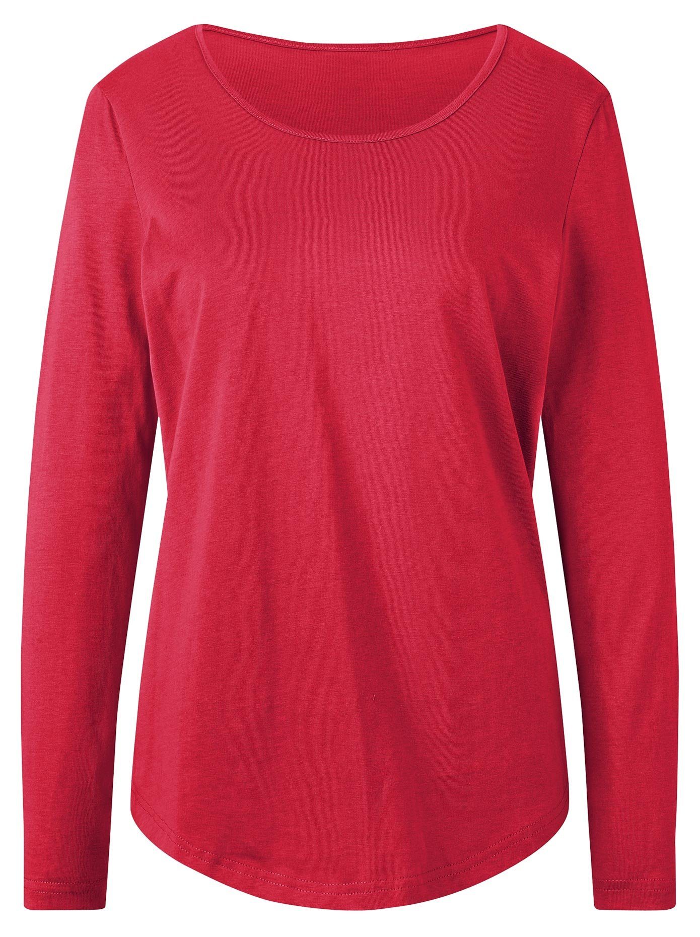 Langarmshirt in rot online kaufen » Longsleeves | OTTO