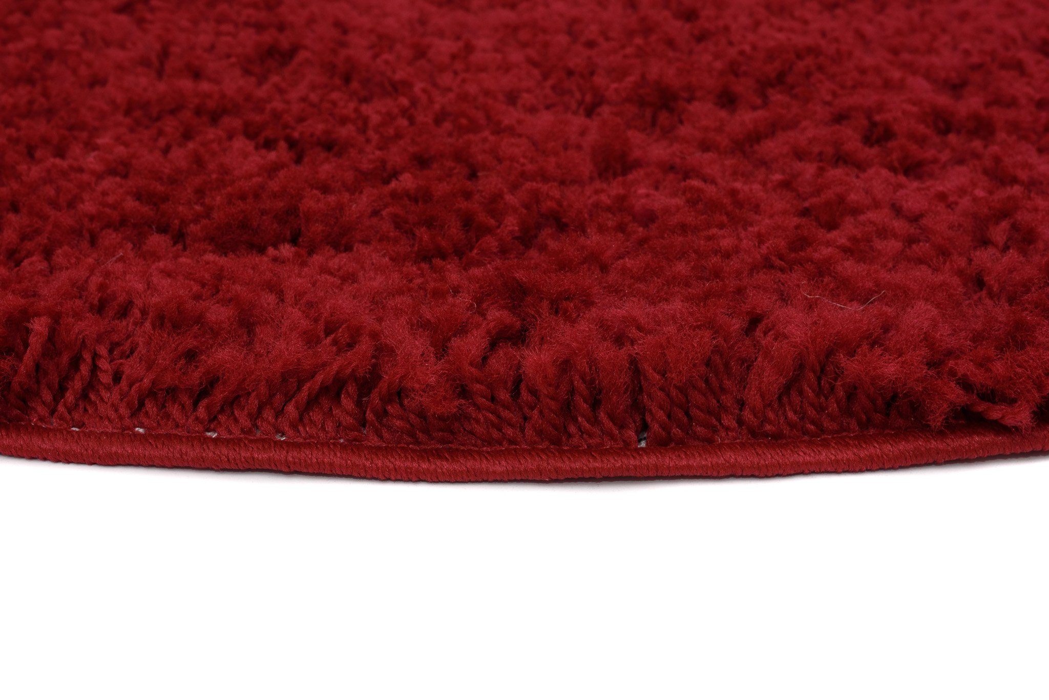 Tapiso Hochflor-Teppich ESSENCE, rund, Höhe: 40 mm, seidiger Glanz in Uni-Farben, Wohnzimmer, Schlafzimmer. Reduzierter Preis € 59,99. Unverbindliche Preisempfehlung € 85,79