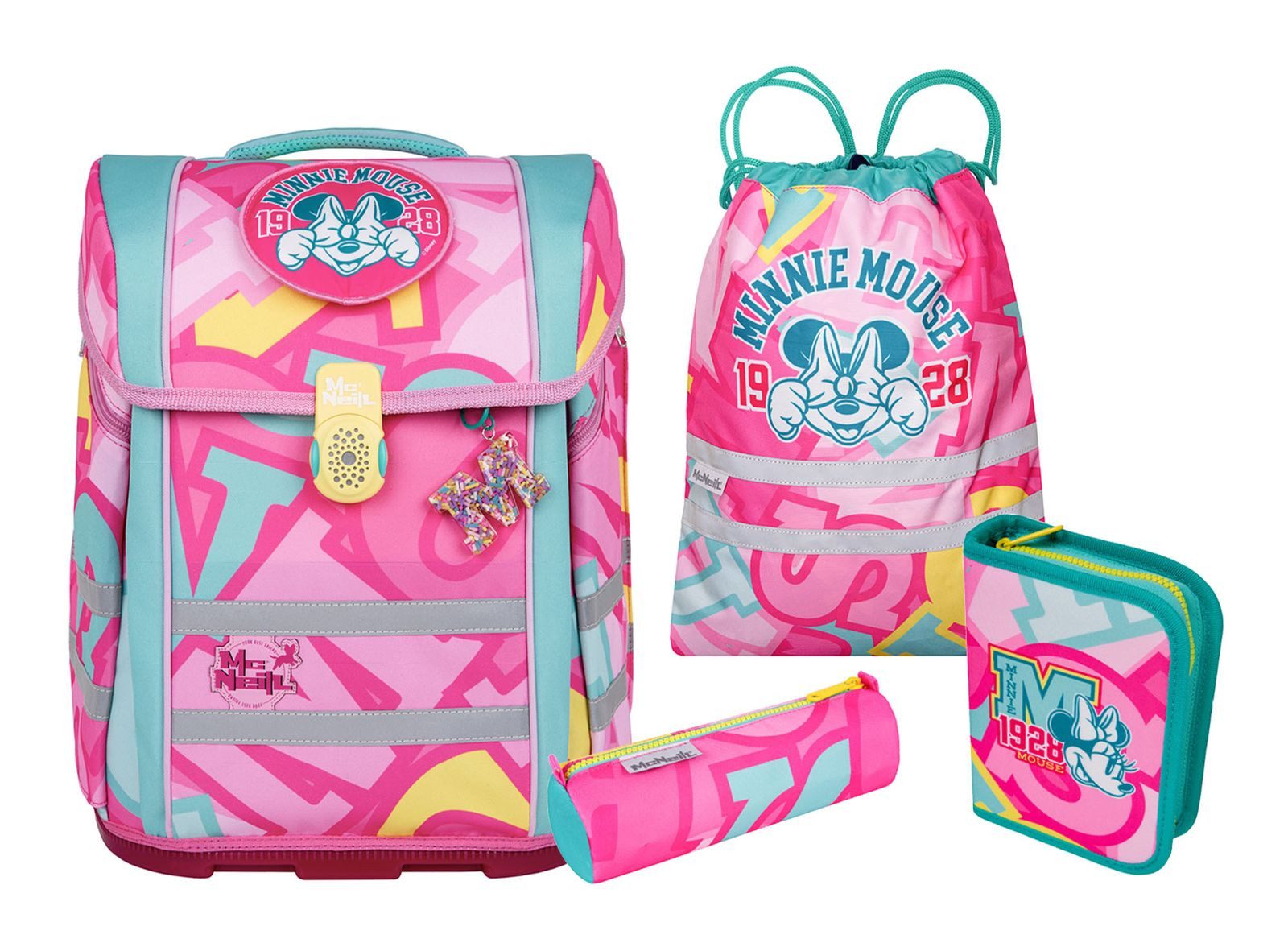 Schulranzen Disney Schoolbag Set 5-teilig