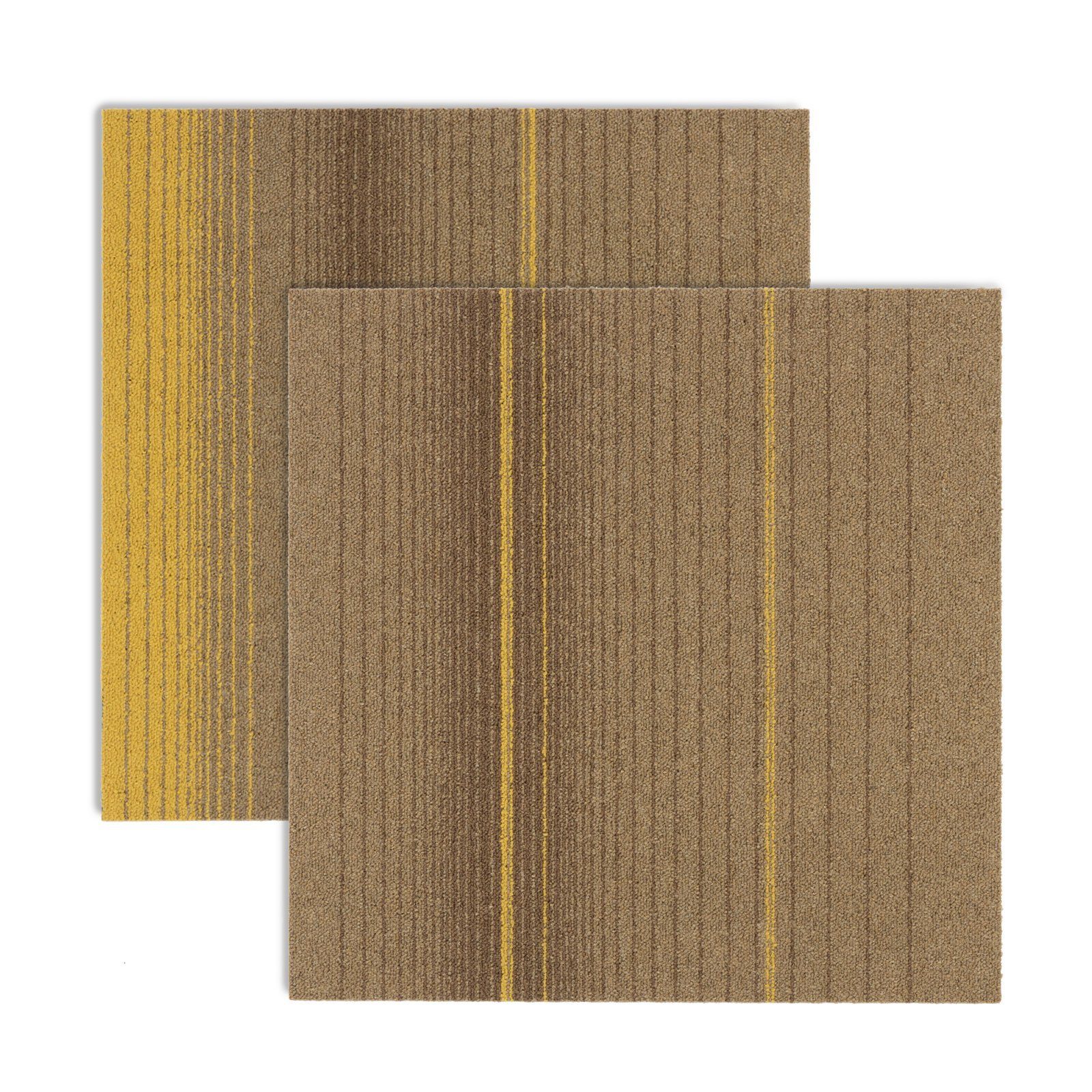 Floordirekt Teppichfliese Sheffield, Erhältlich in 4 Farben, Bodenschutz, 50 x 50 cm, Fliese