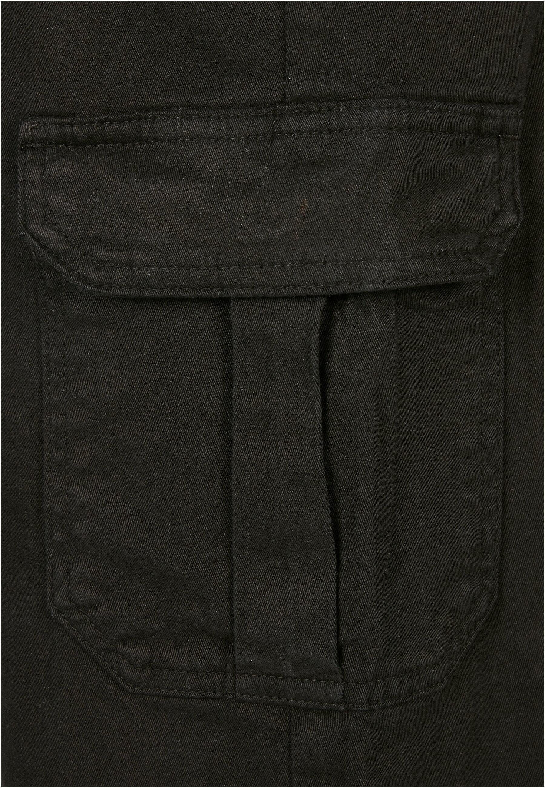 Pants Stoffhose Damen black Ladies (1-tlg) CLASSICS Straight Waist URBAN High Cargo