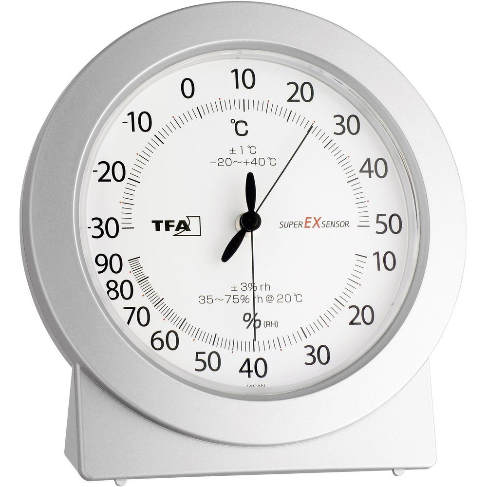 TFA Dostmann Hygrometer TFA Dostmann Analog Luftfeuchtemessgerät (Hygrometer) 10 % rF 99 % rF