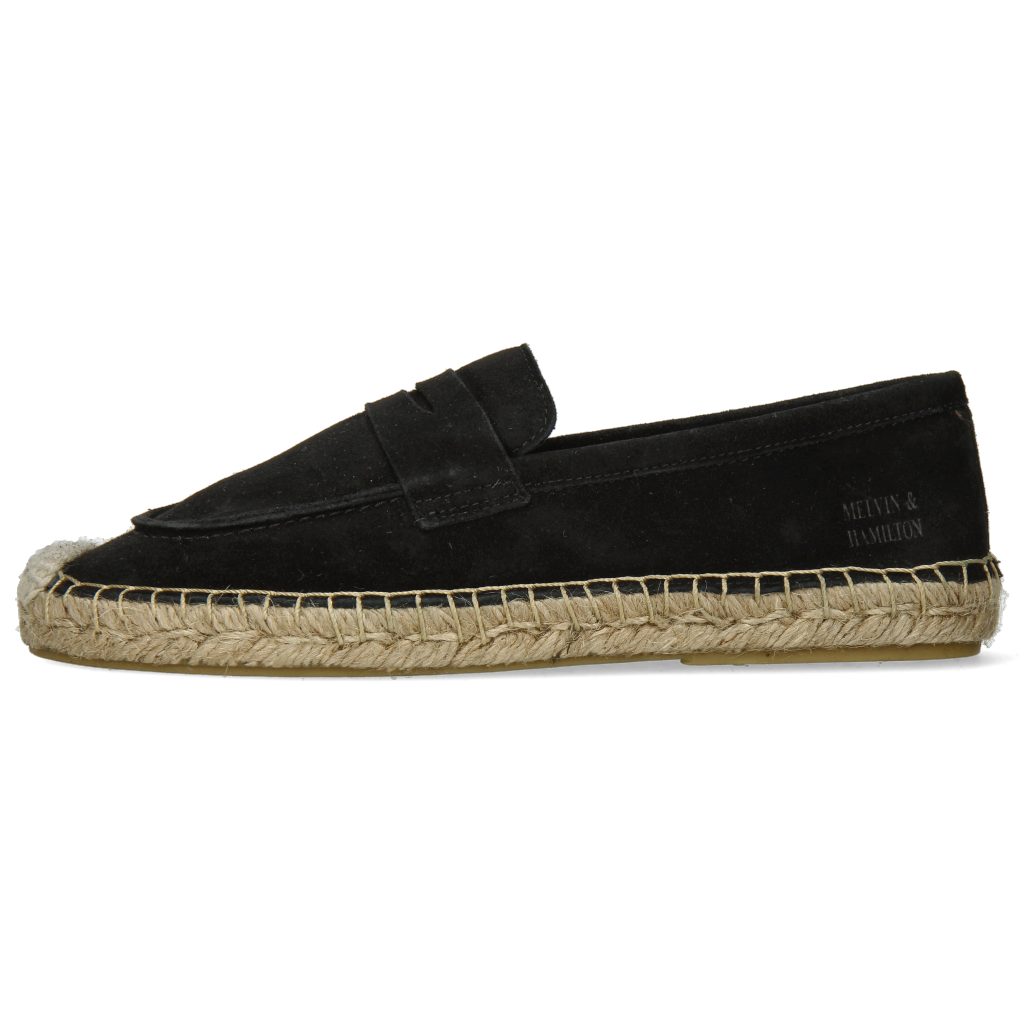 2 Black Bree & Espadrille Hamilton Suede Melvin