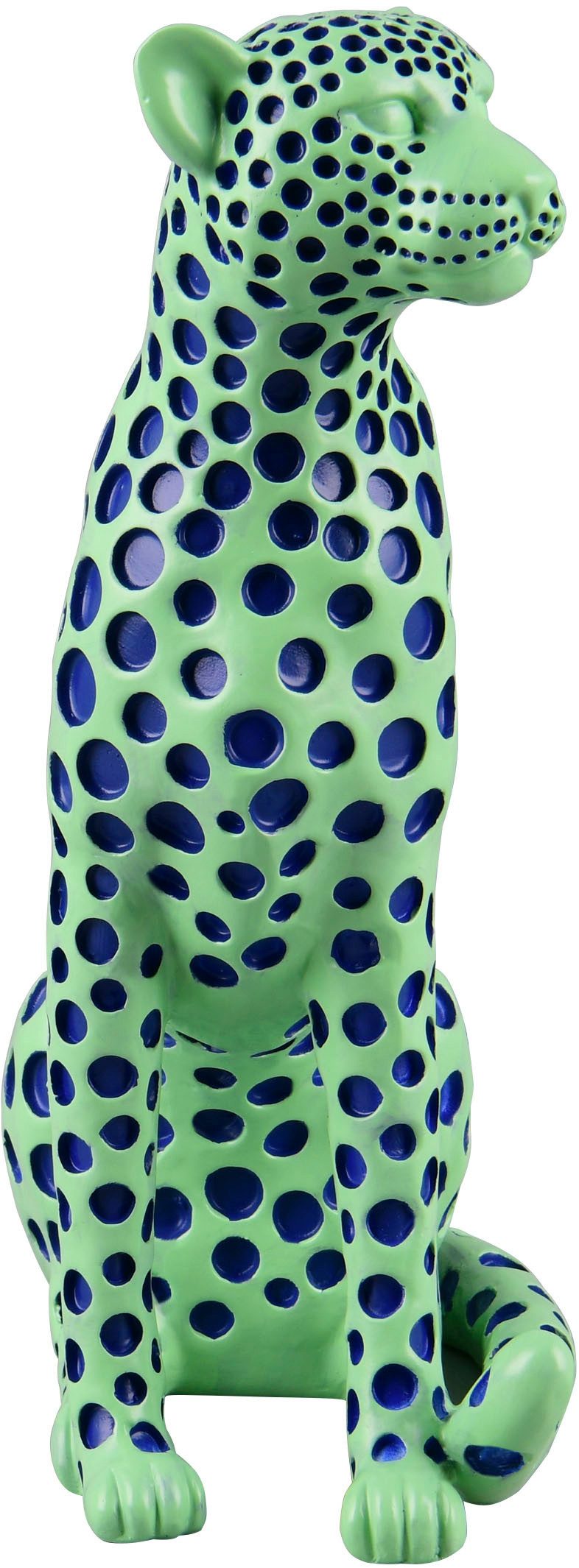 MIRRORS AND MORE Skulptur PANTRA (1 St), Dekofigur in auffälliger Leoparden günstig online kaufen