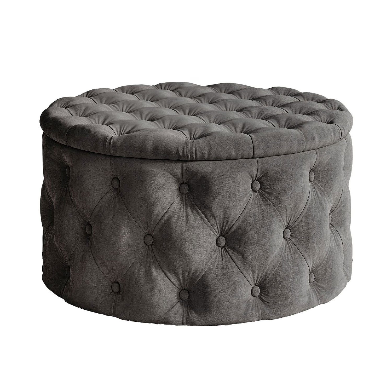 Lookway Hocker CHESTERFIELD runder gesteppter mit günstig online kaufen