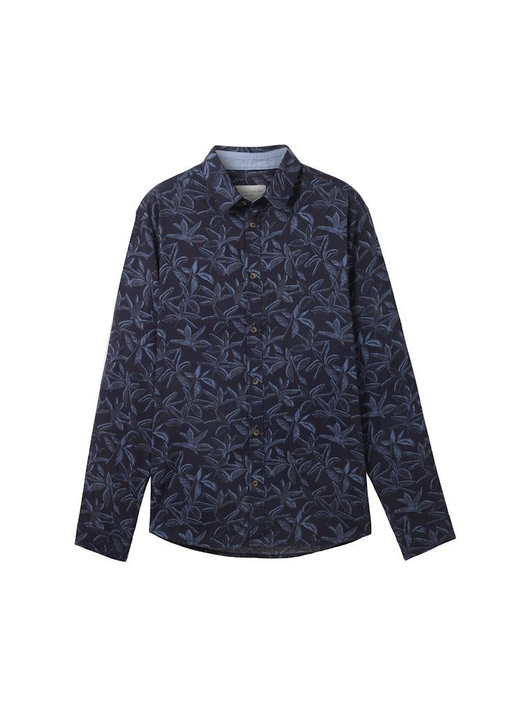 TOM TAILOR Denim Outdoorhemd Langarm FreizeitHemd für Herren (1-tlg)