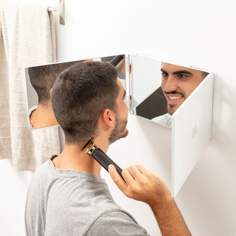 Radami Rohrreinigungspistole und -Sicht Kosmetikspiegel mit ° 360 Badezimmerspiegel LED-Licht