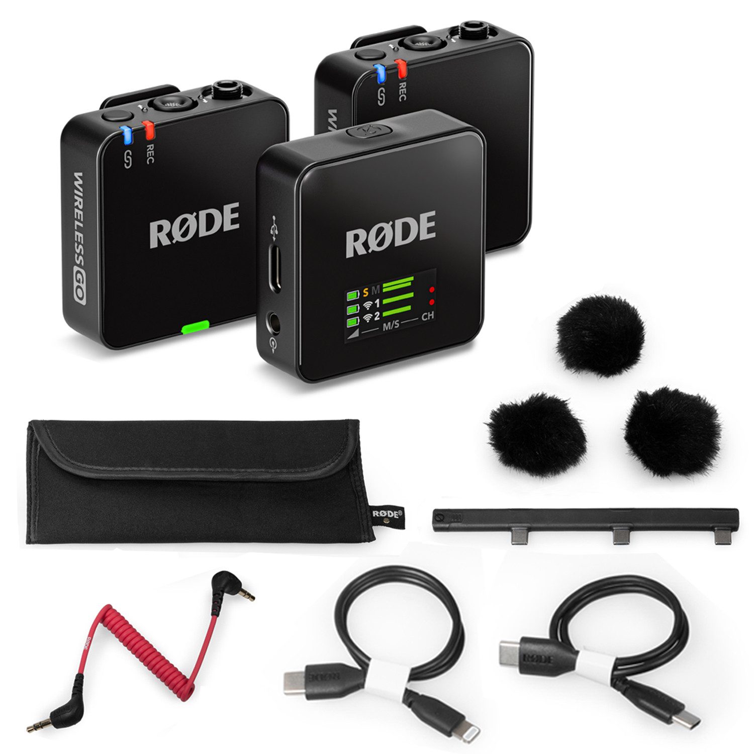 Rode Mikrofon-Funksystem Wireless GO Gen 3 Digitales Aufnahmegerät