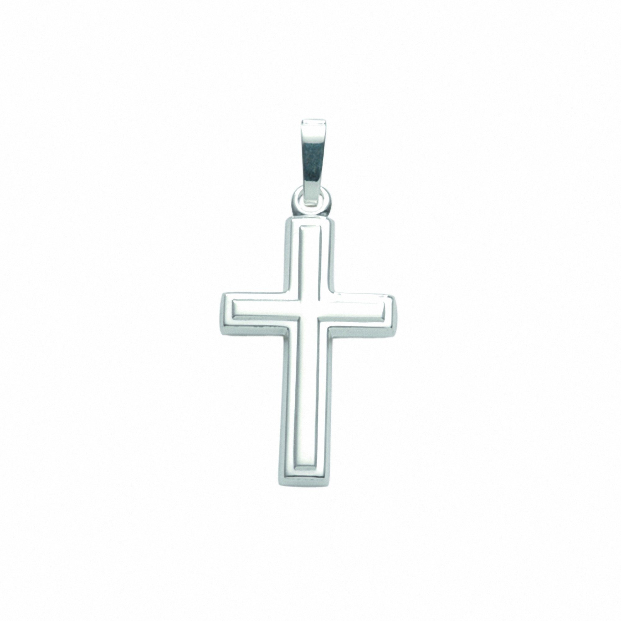 Kettenanhänger Damen & Herren 925 Silber Kreuz Anhänger