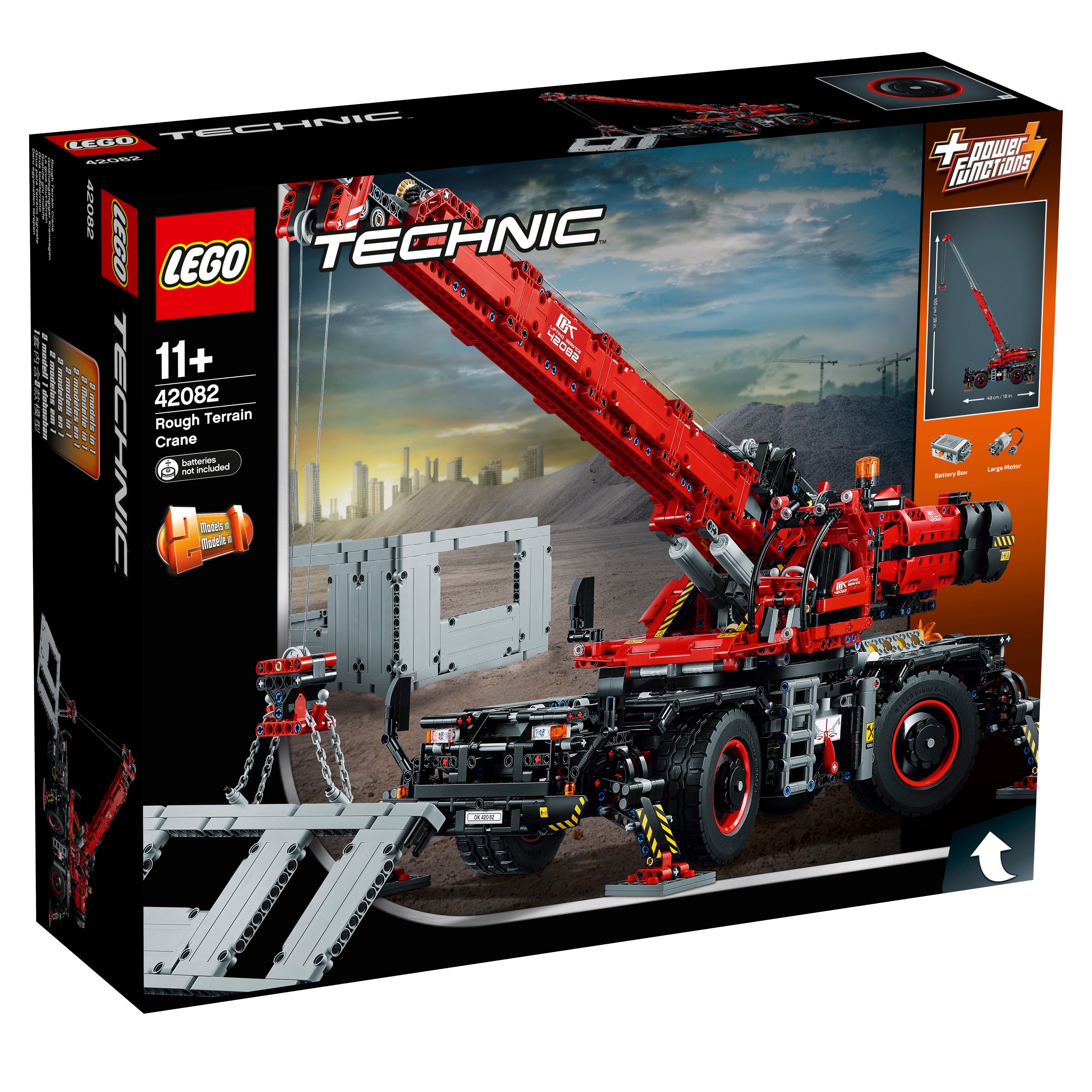 LEGO® Konstruktions-Spielset Technic 42082 Geländegängiger Kranwagen, (4057 St)
