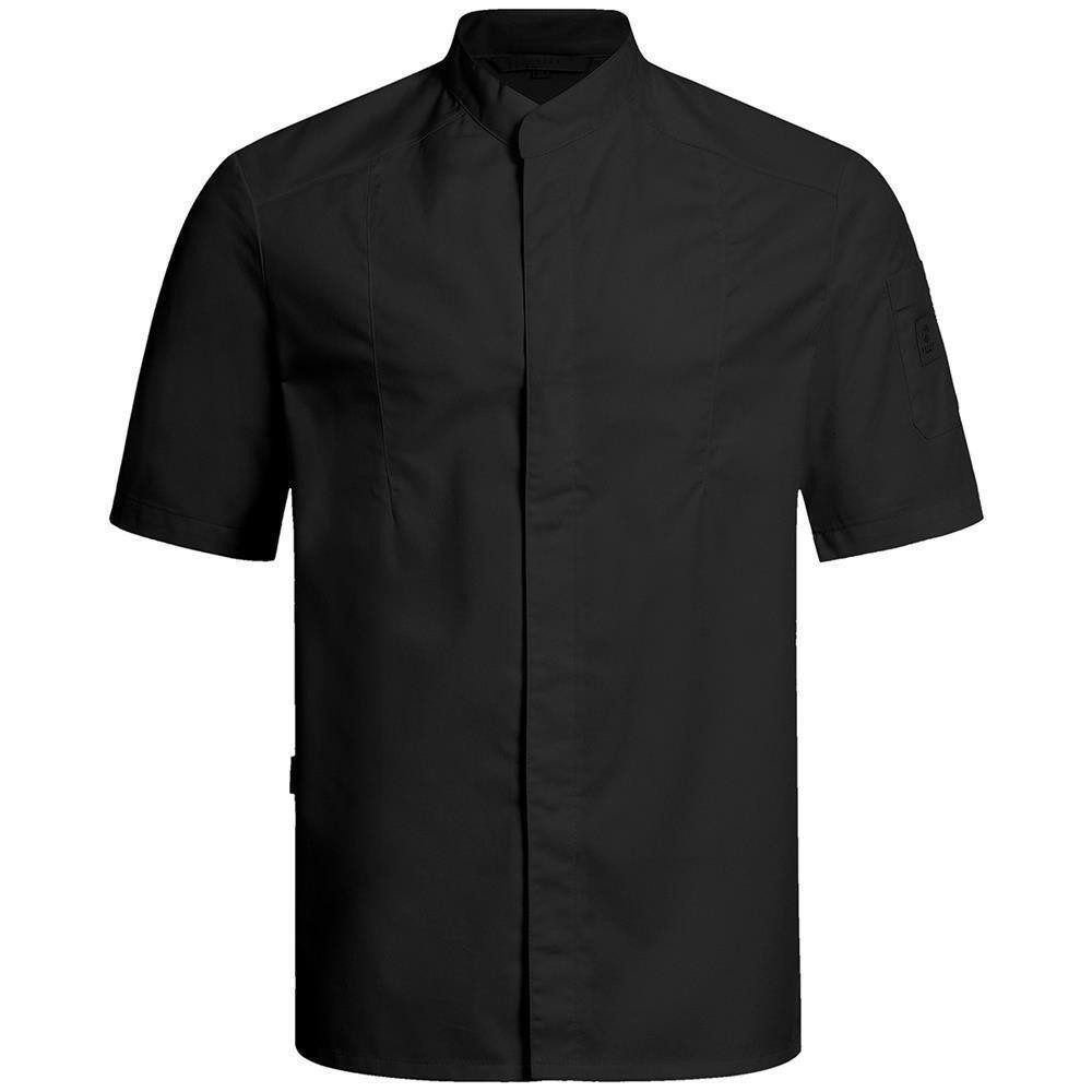 GREIFF Kochjacke Greiff GASTRO MODA Cuisine Herren Premium-Kochjacke Kurz Schwarz