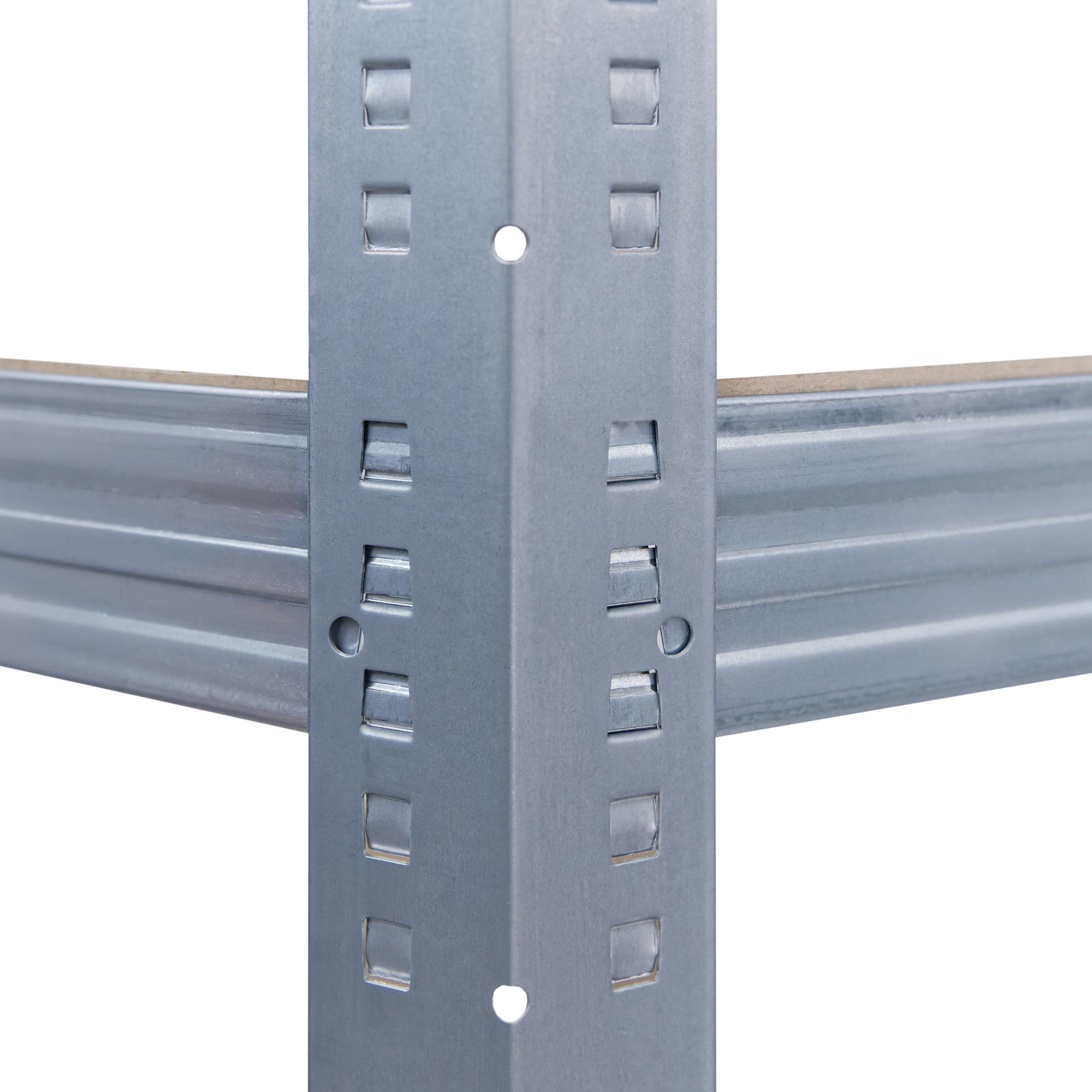 shelfplaza Eckregal PRO, 200x70x40cm verzinkt, Metall Eckregal stehend mit 6 Böden