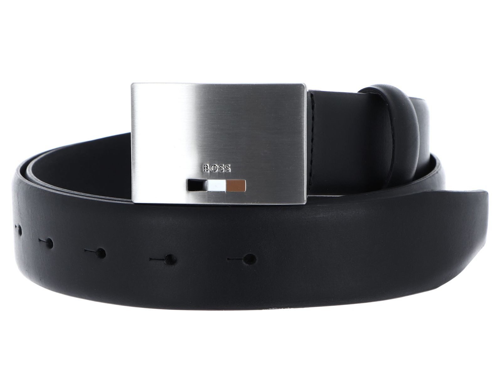 BOSS Ledergürtel En Sz35 Leather Belt aus echtem Rindsleder günstig online kaufen