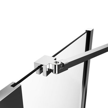 Boromal Duschwand-Stabilisationsstange Stabilisator Haltestange Stabilisierungsstange für Glaswand Walk In