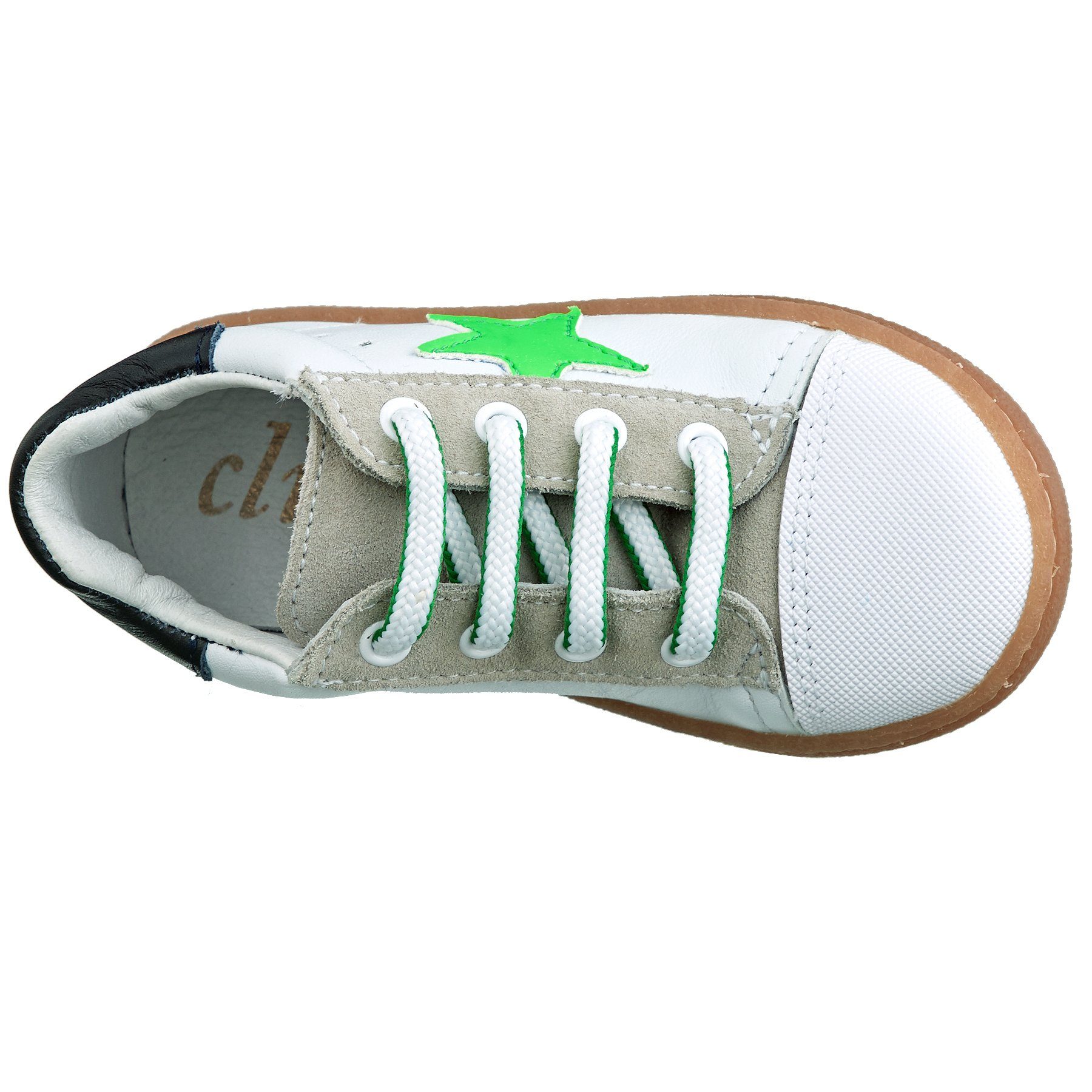 Clic Clic Lauflernschuhe Schuhe Kinder Leder Weiß 20302 Lauflernschuh