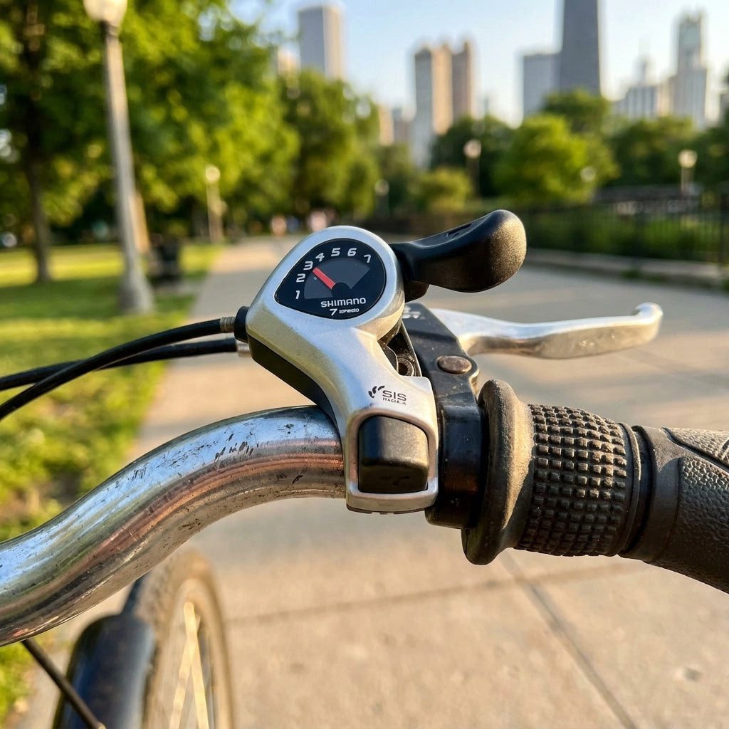 Shimano Schalthebel SHIMANO Schalthebel TOURNEY SL-TX50 7-fach rechts mit Schelle - präzis