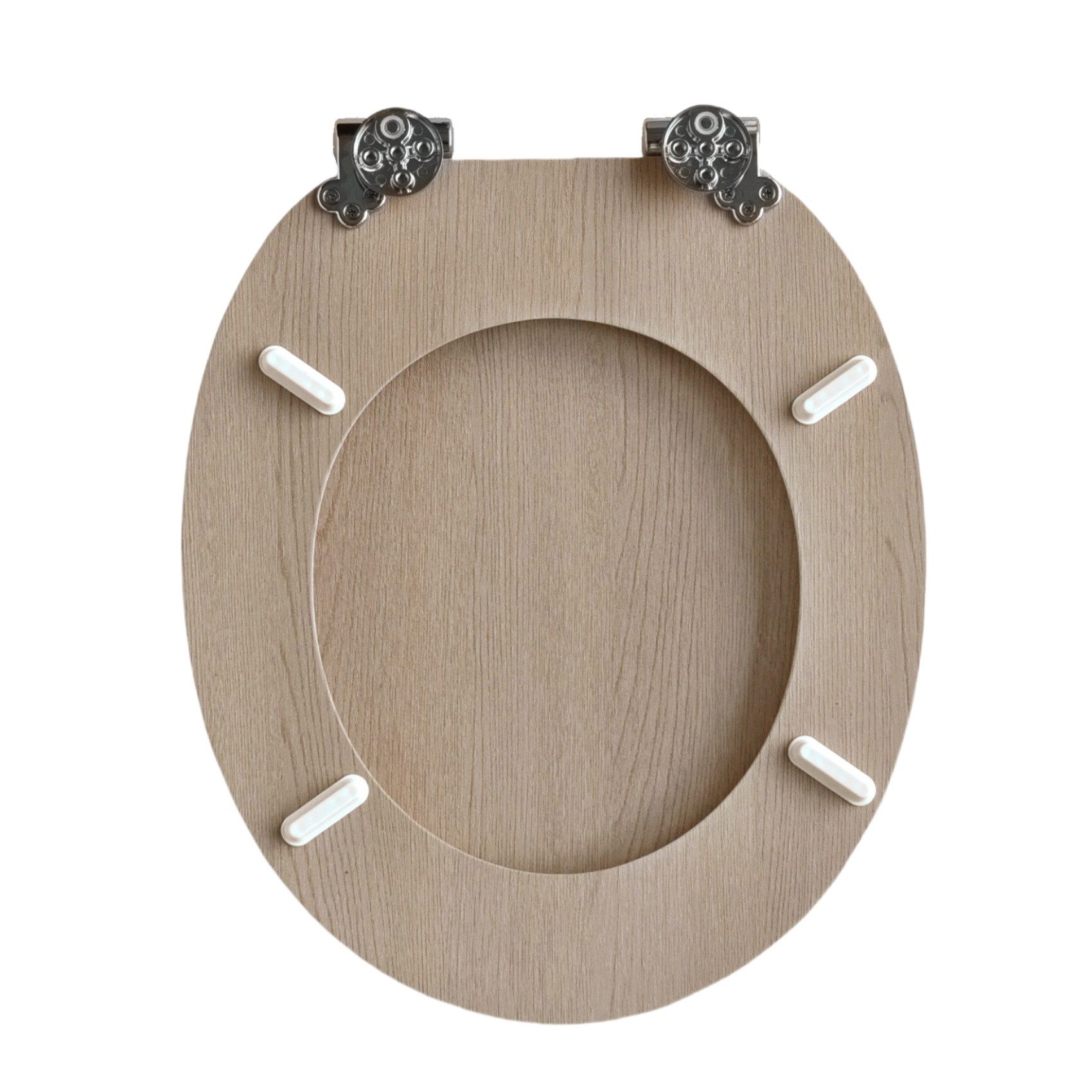 Elegear WC-Sitz Mehrere Stile, toilettendeckel mit absenkautomatik, einfache Montage (1-St), Hochwertige Toilettensitz aus MDF, abnehmbar klodeckel, Quick-Release