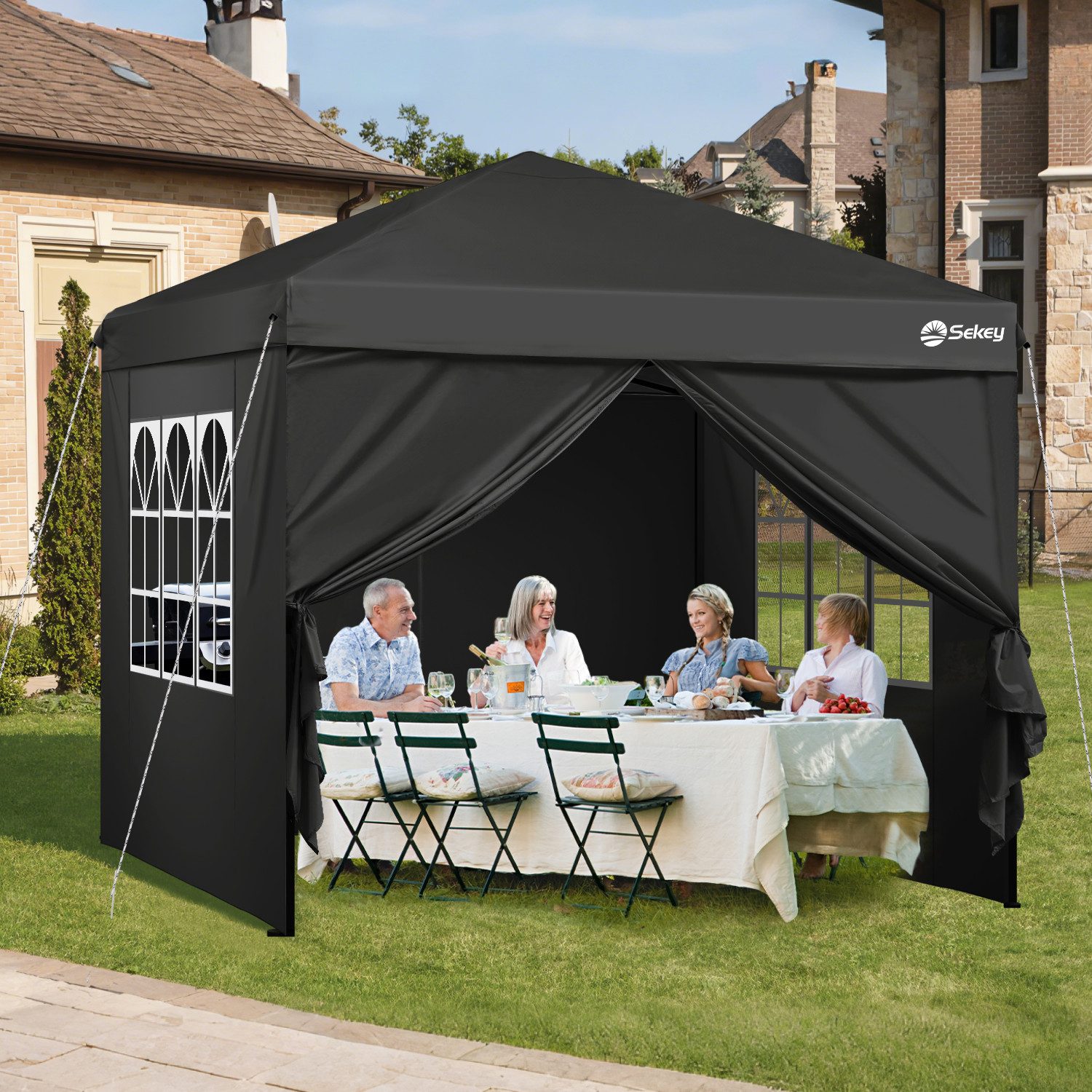 Sekey Faltpavillon 3x3 m Gartenpavillon mit günstig online kaufen
