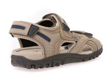 Geox UOMO SANDAL STRADA Sandale, Sommerschuh, Klettschuh, Outdoorsandale, im Trekking-Look