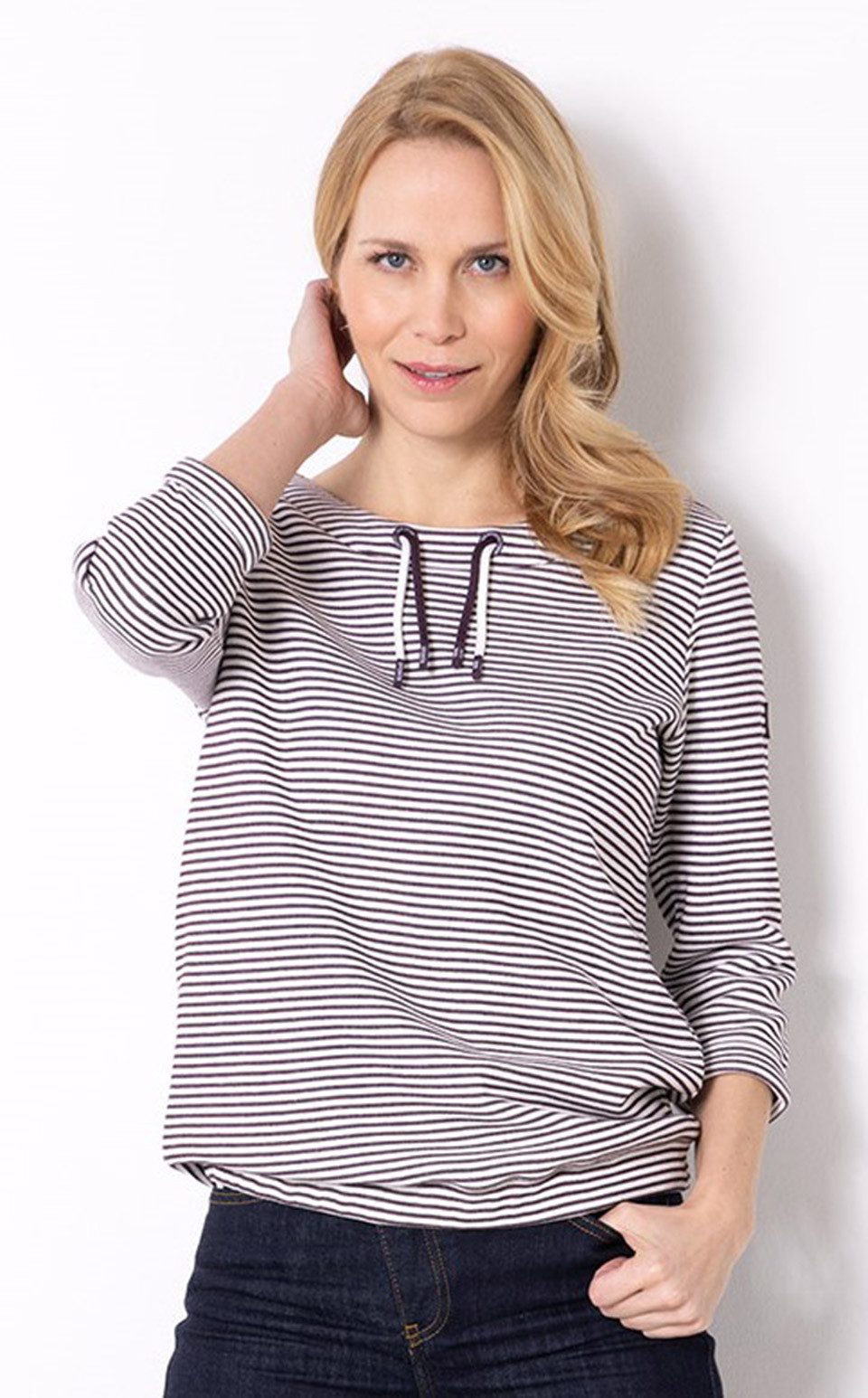 SER Sweatshirt Sweatshirt Ringel W8250608 günstig online kaufen