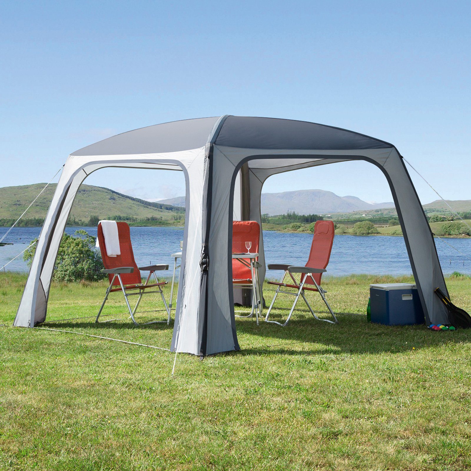 dwt aufblasbares Zelt Pavillon Relax Air, 350 x 350 x 225 cm, (1 tlg)