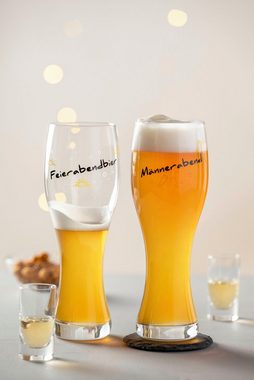 LEONARDO Bierglas PRESENTE 'Männerabend', Glas, 500 ml